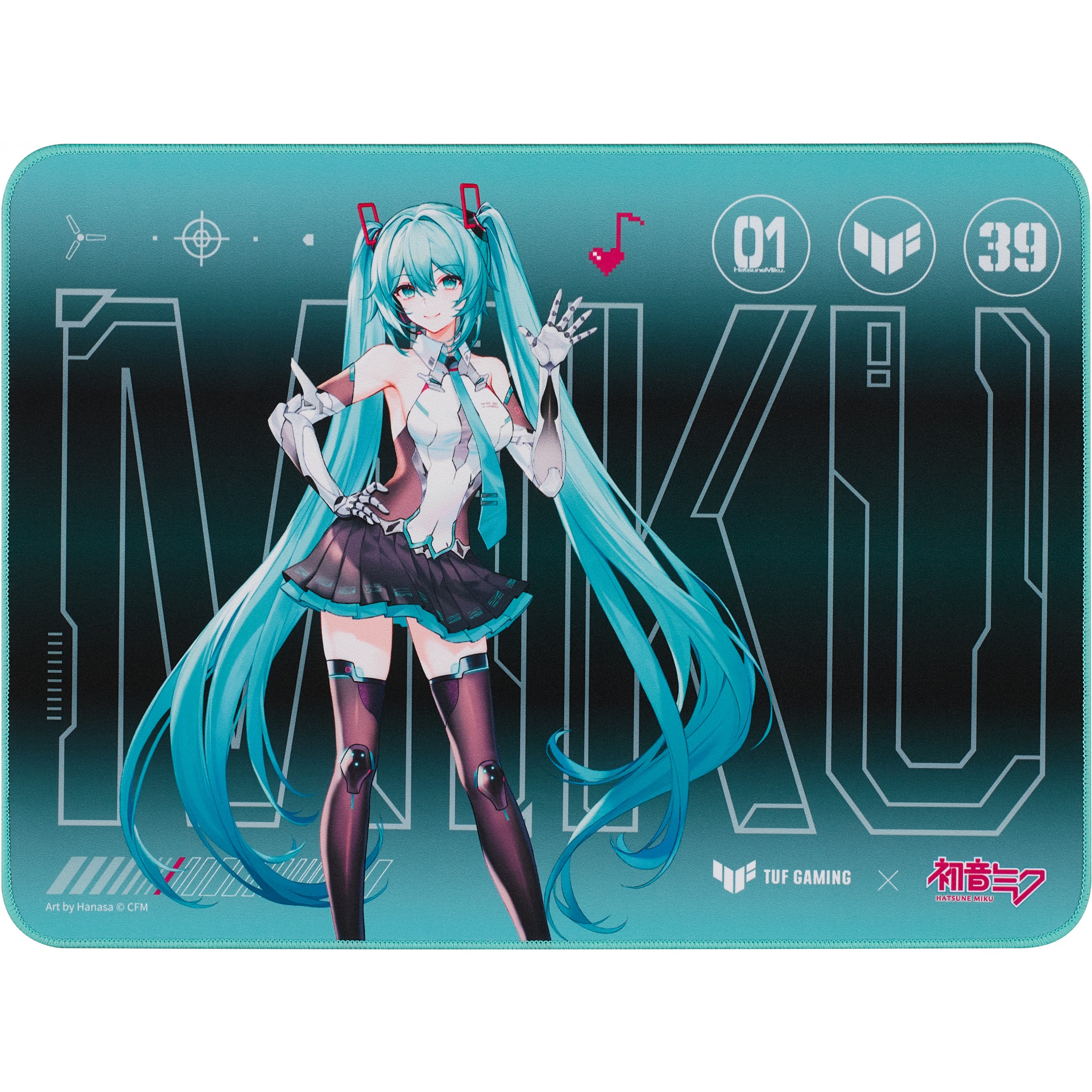 Laptop ASUS TUF Gaming P1 Hatsune Miku Edition (15.6" FHD, Intel Core i7, 16GB RAM, 1TB SSD, NVIDIA GeForce GTX 1650, Windows 10, hrvatska tipkovnica, plava)