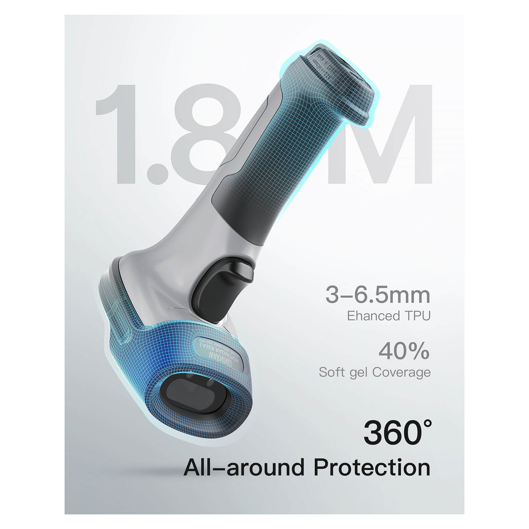 Barcodescanner INATECK BCST-70_gray-3
