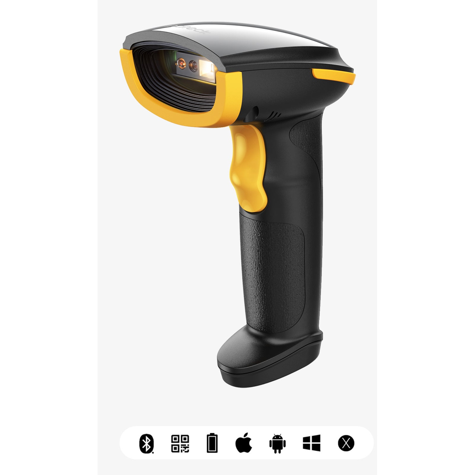 Barcode čitač INATECK BCST-23 (2D, Bluetooth 5.0, 2.4GHz, USB, Stalak za punjenje)