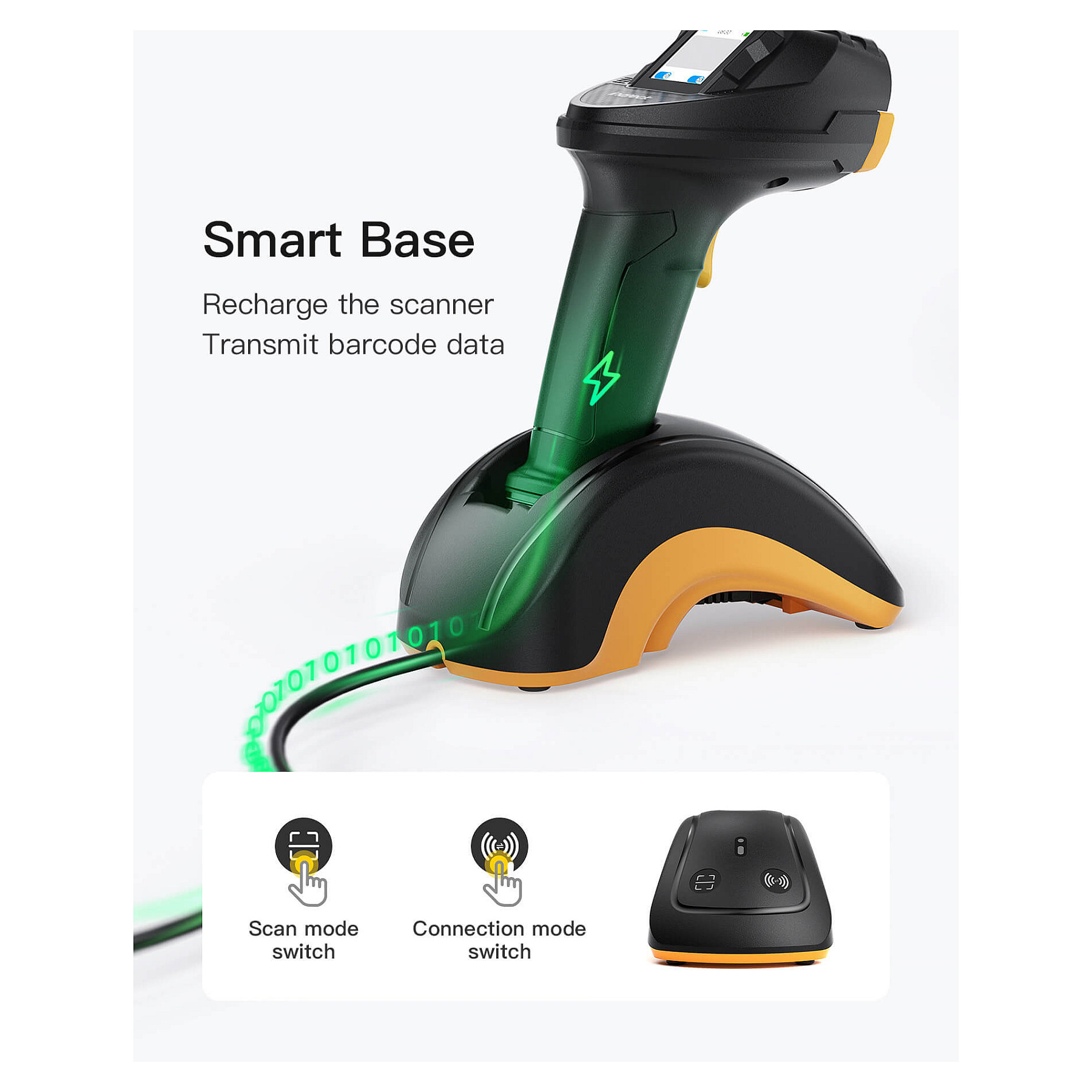 Barcodescanner inateck Pro 8 black-4
