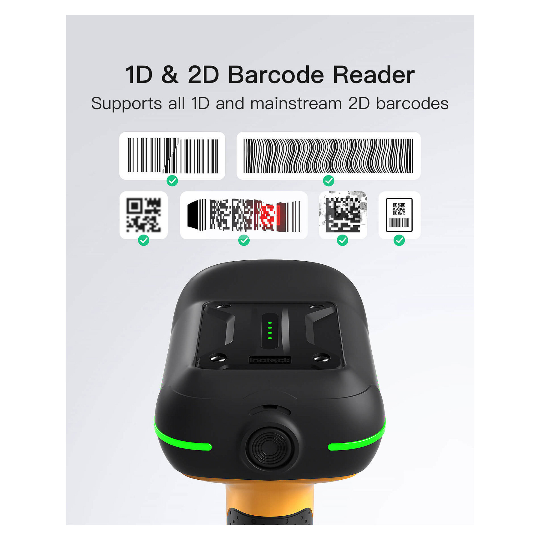 Barcodescanner INATECK BCST-75 black-3