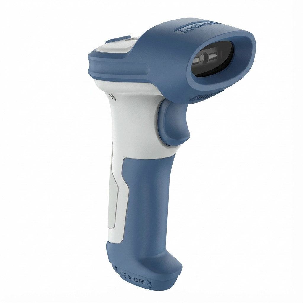 Barcodescanner INATECK BCST-73 white blue-0