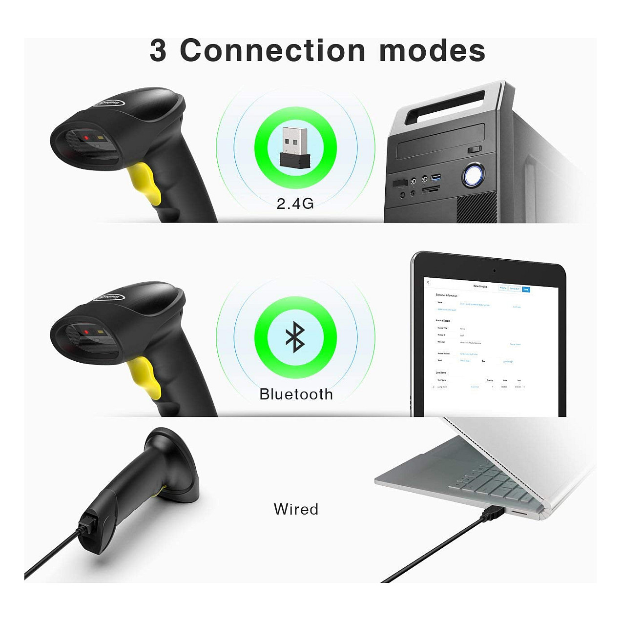 Barcodescanner INATECK BCST-50_black crna boja-3