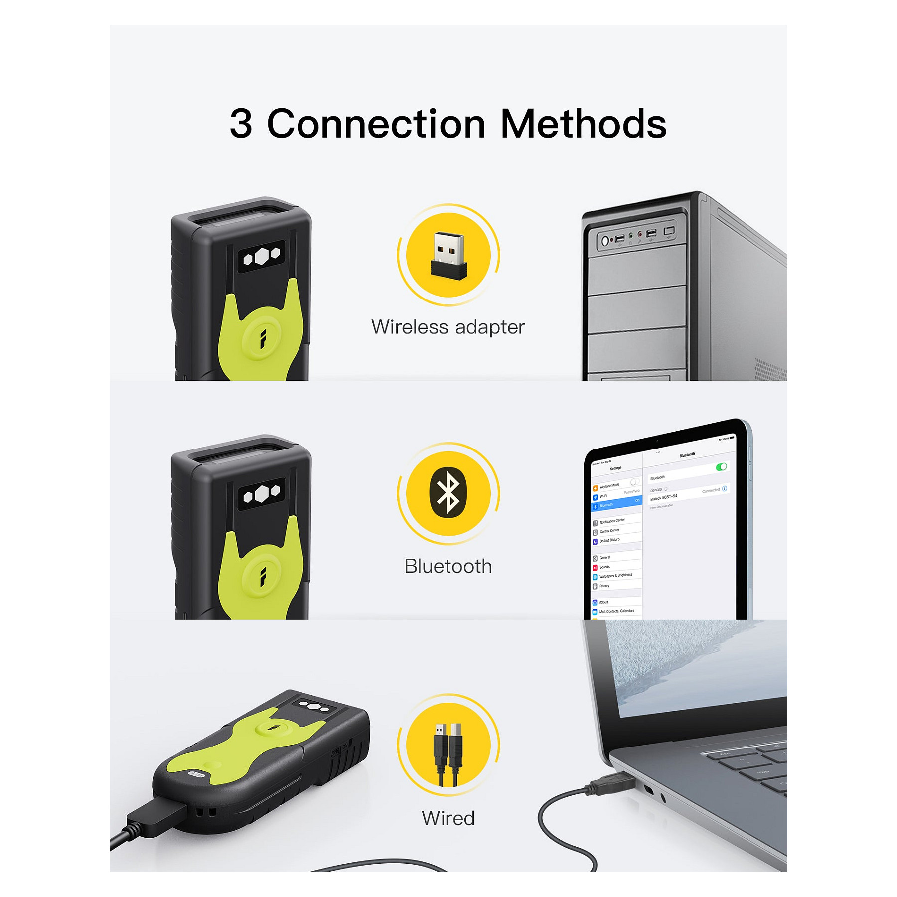 Barcodescanner INATECK BCST-42_green-3