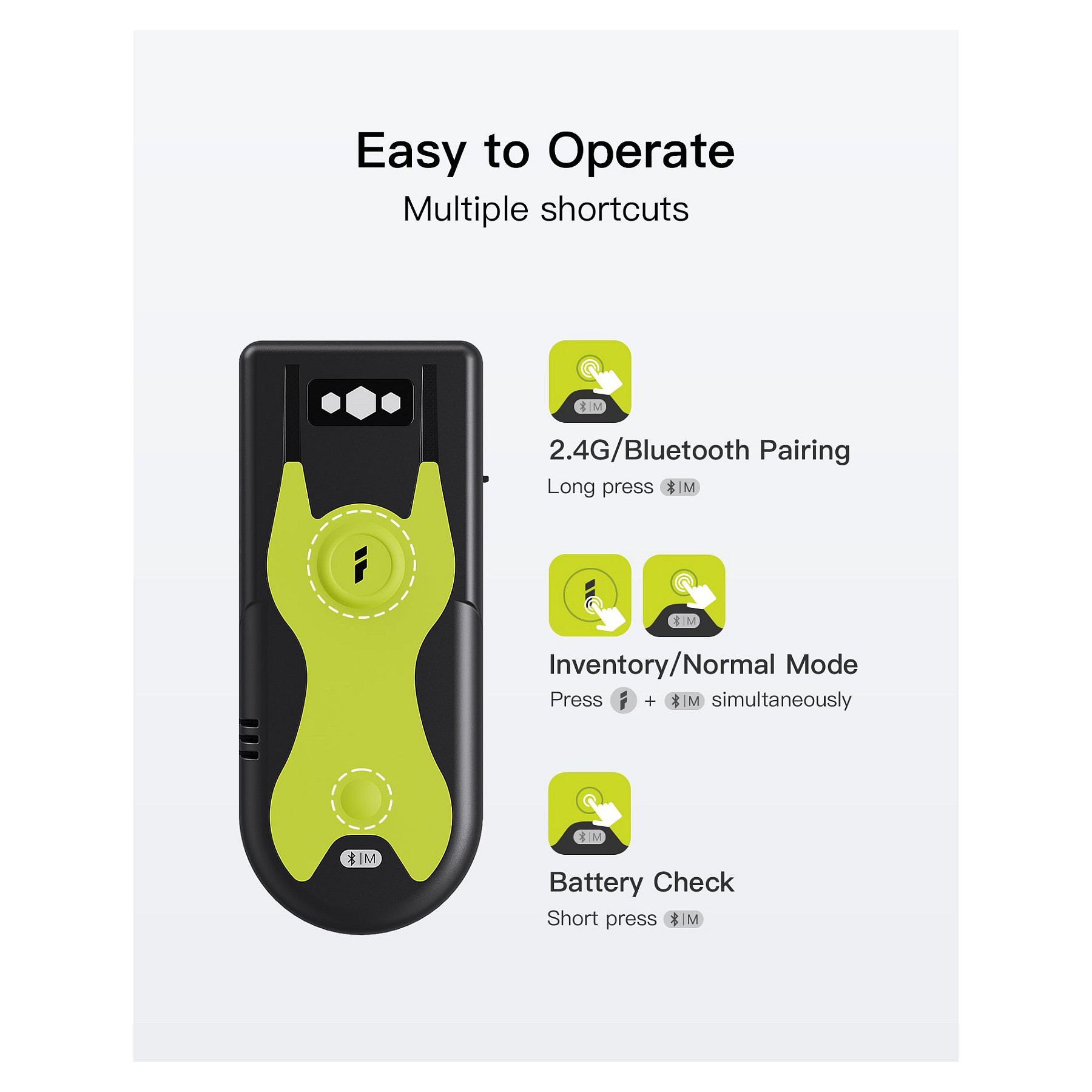 Barcodescanner INATECK BCST-42_green-4