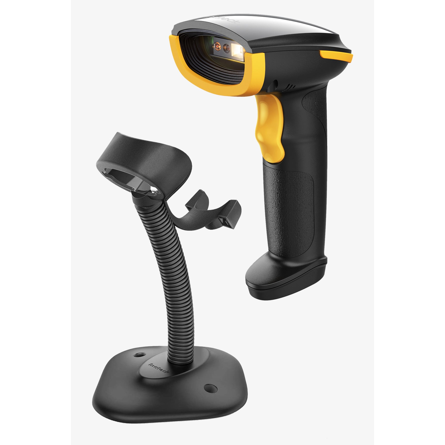 Barkod čitač INATECK BCST-35, 2D, Bluetooth, s bazom za punjenje, crni-0