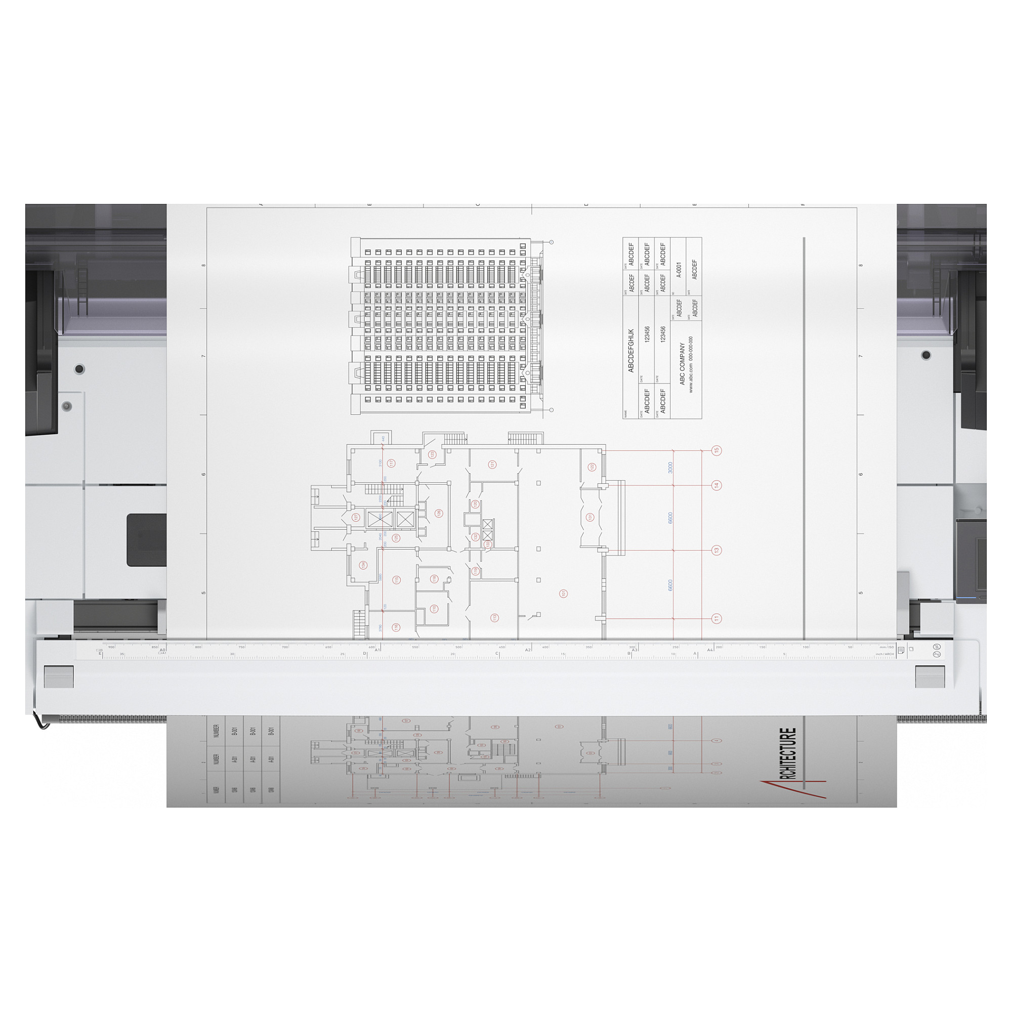 Printer EPSON SureColor SC-T5400M (A1, 2400x1200, 4 boje, USB, Wi-Fi)-3