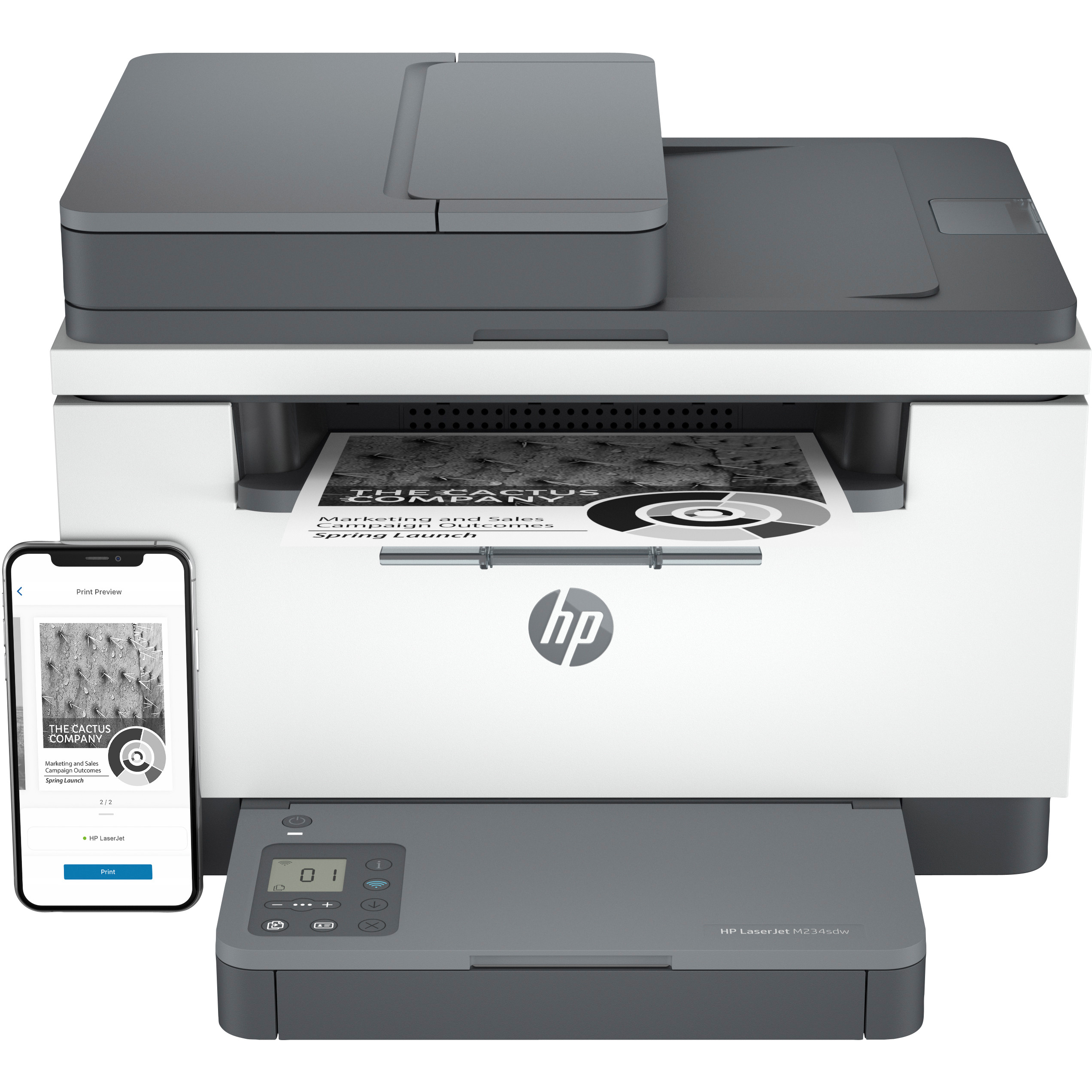 Višenamjenski pisač HP LaserJet MFP M234sdw 3in1 A4 (laserski, LAN, WLAN, ADF, duplex)-1