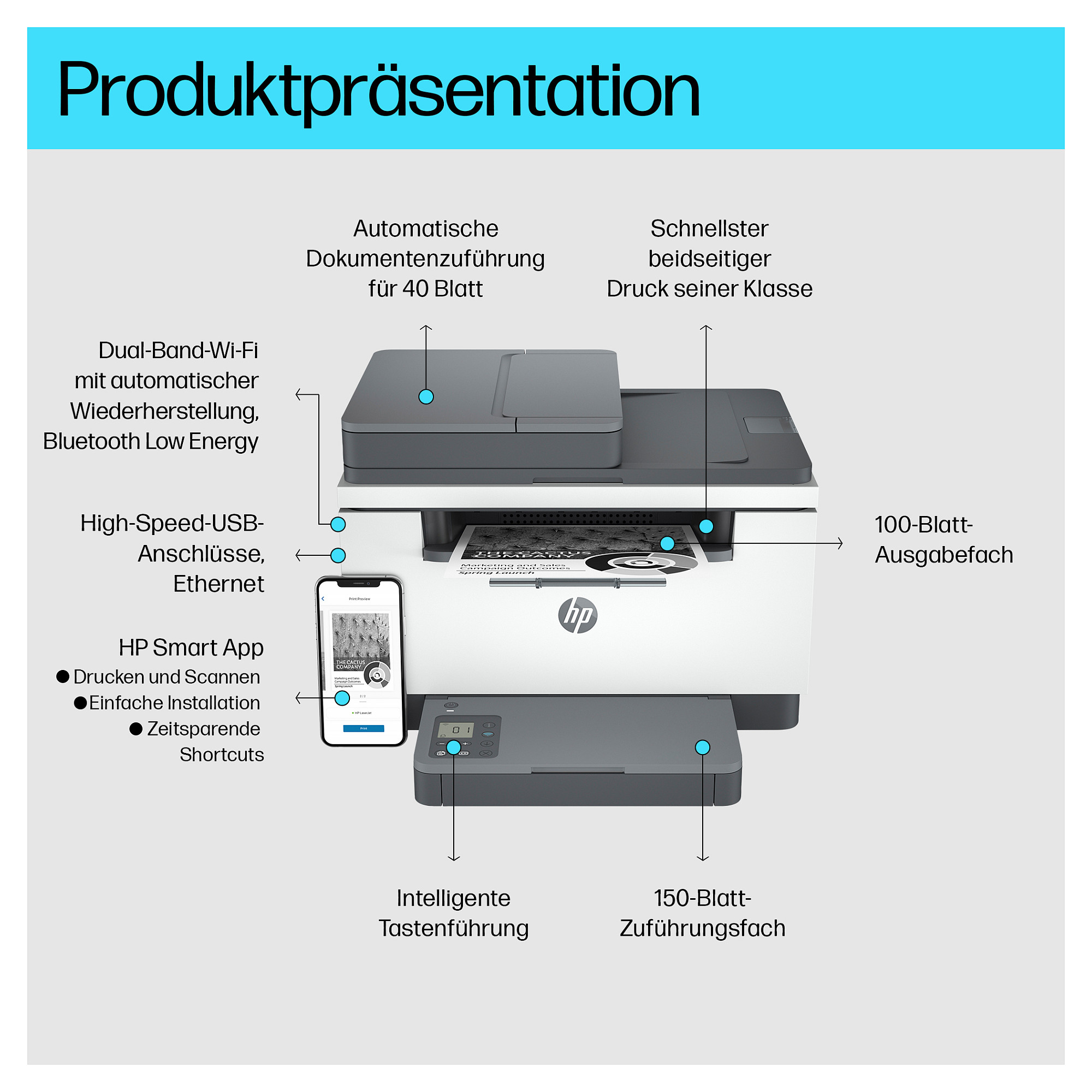 Višenamjenski pisač HP LaserJet MFP M234sdw 3in1 A4 (laserski, LAN, WLAN, ADF, duplex)-7