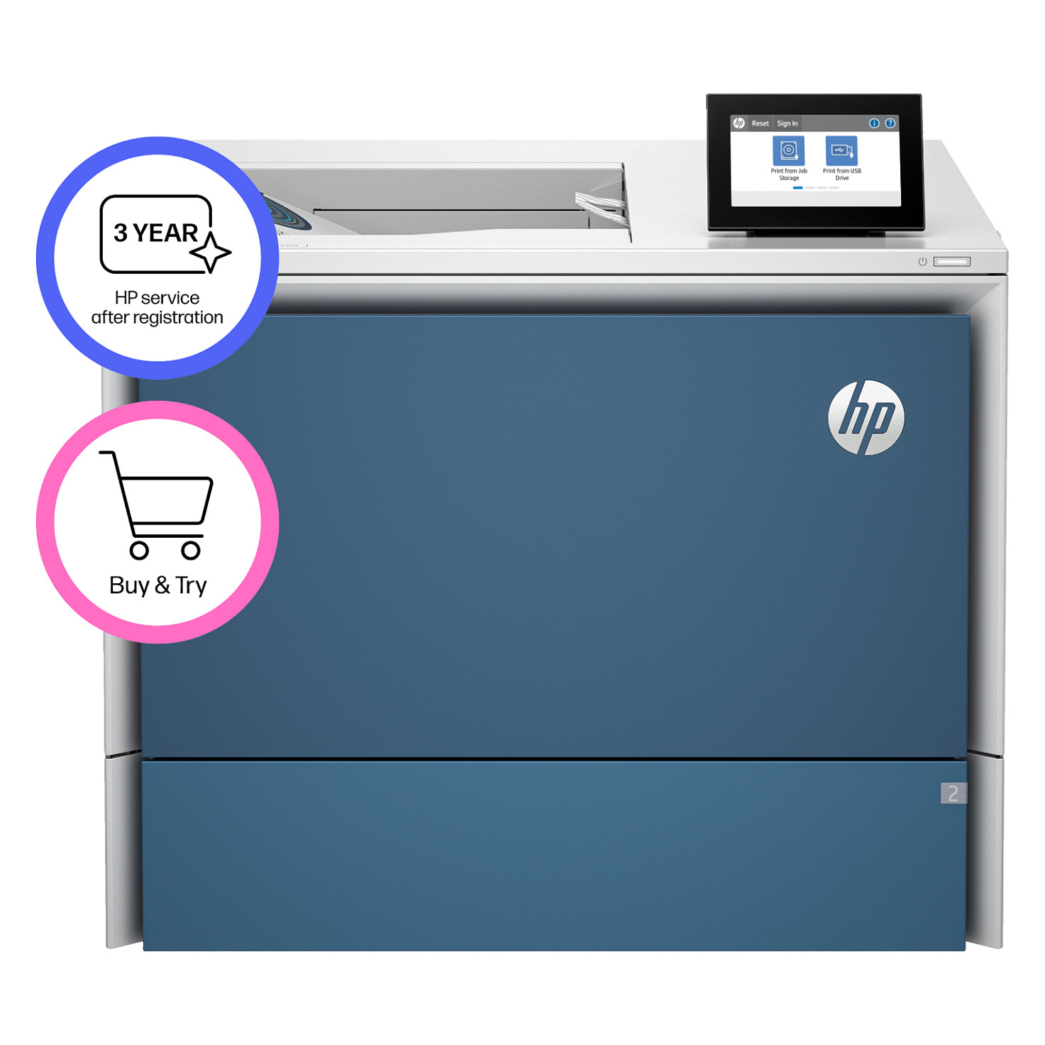 Laserski pisač u boji HP Color LaserJet Enterprise 6701dn (A4, 61 str/min, LAN, Duplex)-9
