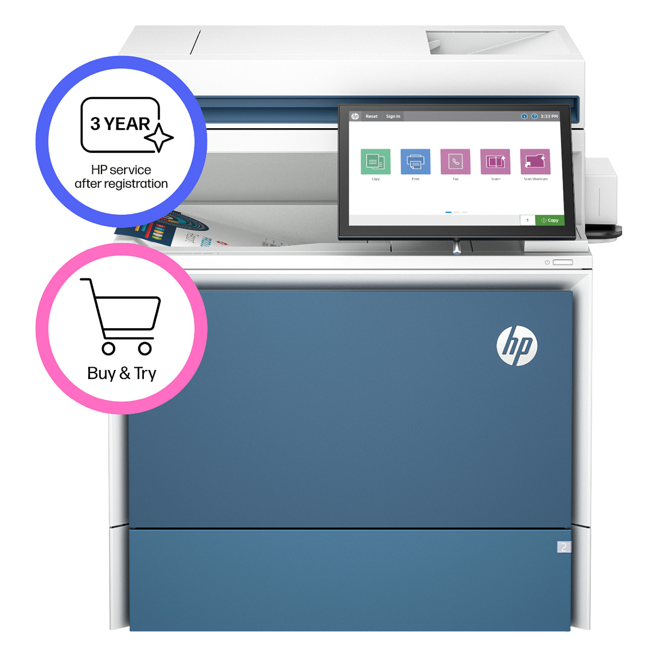 Multifunkcijski uređaj HP COLOR LASERJET ENTERPRISE FLOW MFP 5800ZF 4in1-9