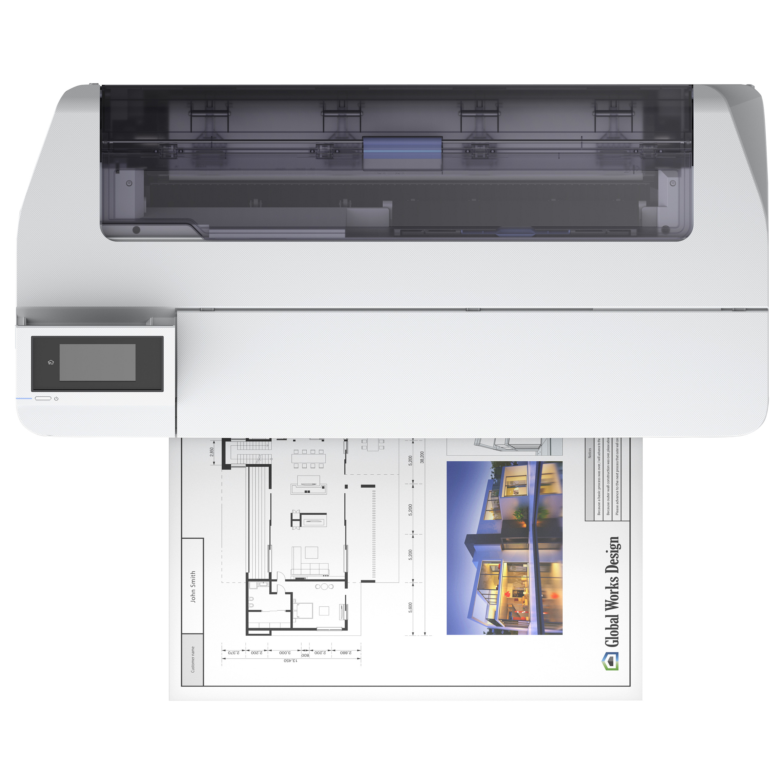 Printer EPSON SureColor SC-T2100 bez stalka 24 inča (A1, 2400x1200dpi, LAN, Wi-Fi, USB 3.0)-4