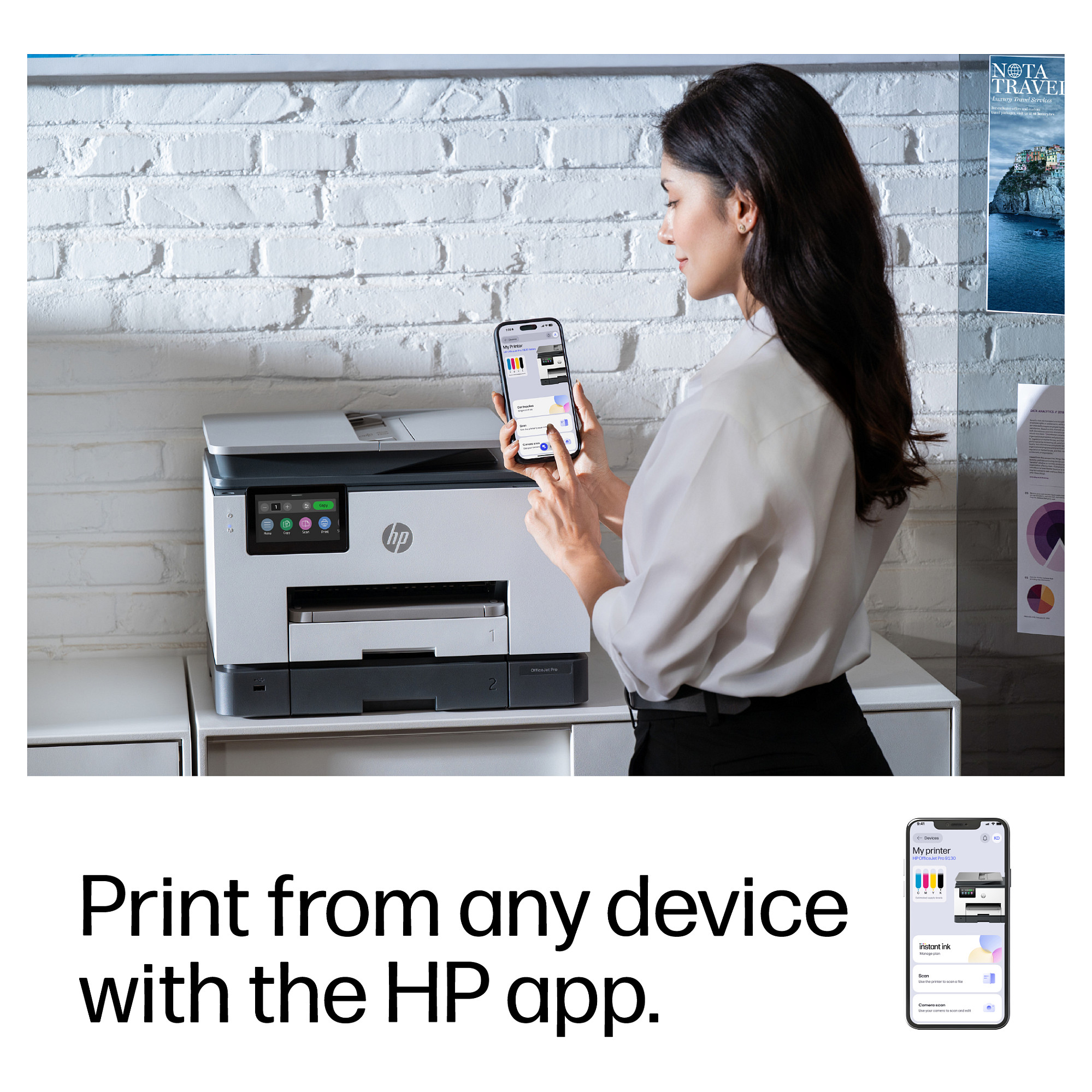 Multifunkcijski pisač HP OFFICEJET PRO 9132e 4in1 (A4, LAN, WiFi, ADF, Duplex)-15