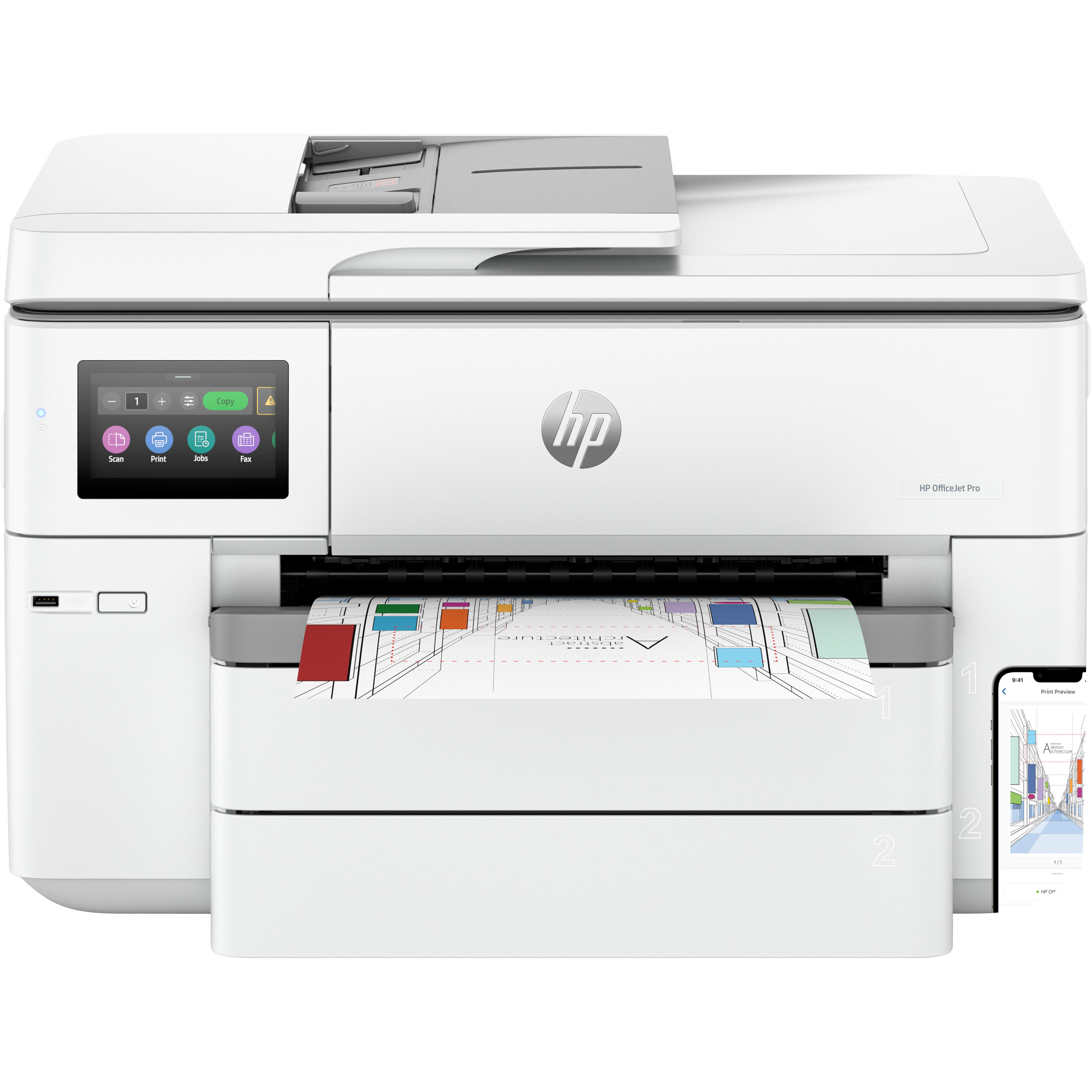 Multifunkcijski pisač HP OFFICEJET PRO 9730E A3 LAN WiFi ADF Duplex
