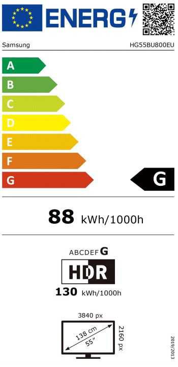 TV SAMSUNG Crystal LED HG55BU800EUXEN Tizen OS (139 cm, 4K UHD, HDR10+, OTS Lite, Hotel TV, Smart TV)-4
