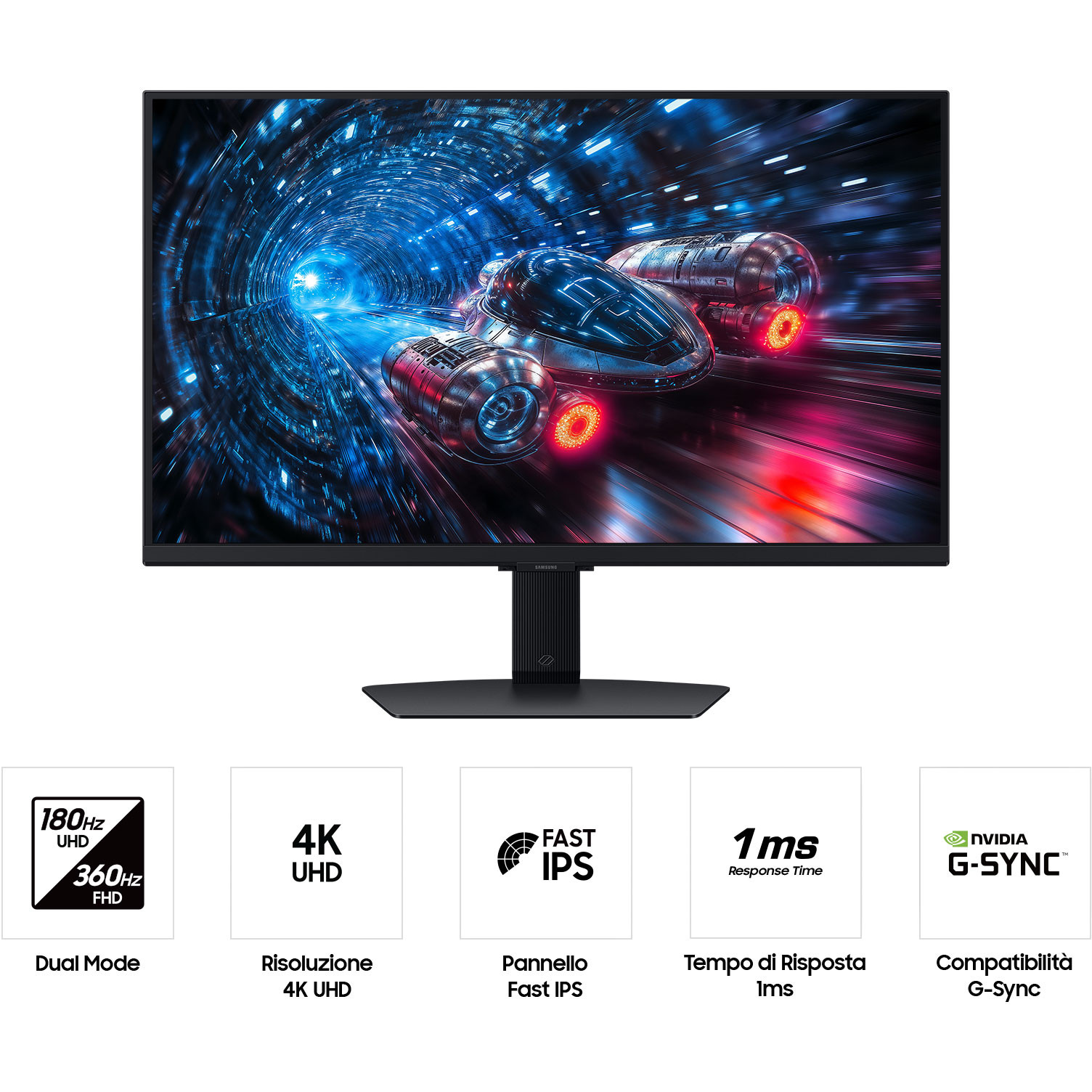 Monitor SAMSUNG LS27FG702EUXEN 27'' UHD/FHD IPS, 360/180Hz-14