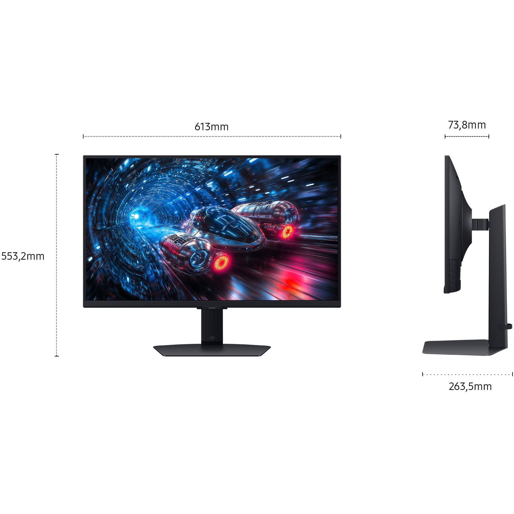 Monitor SAMSUNG LS27FG702EUXEN 27'' UHD/FHD IPS, 360/180Hz-15