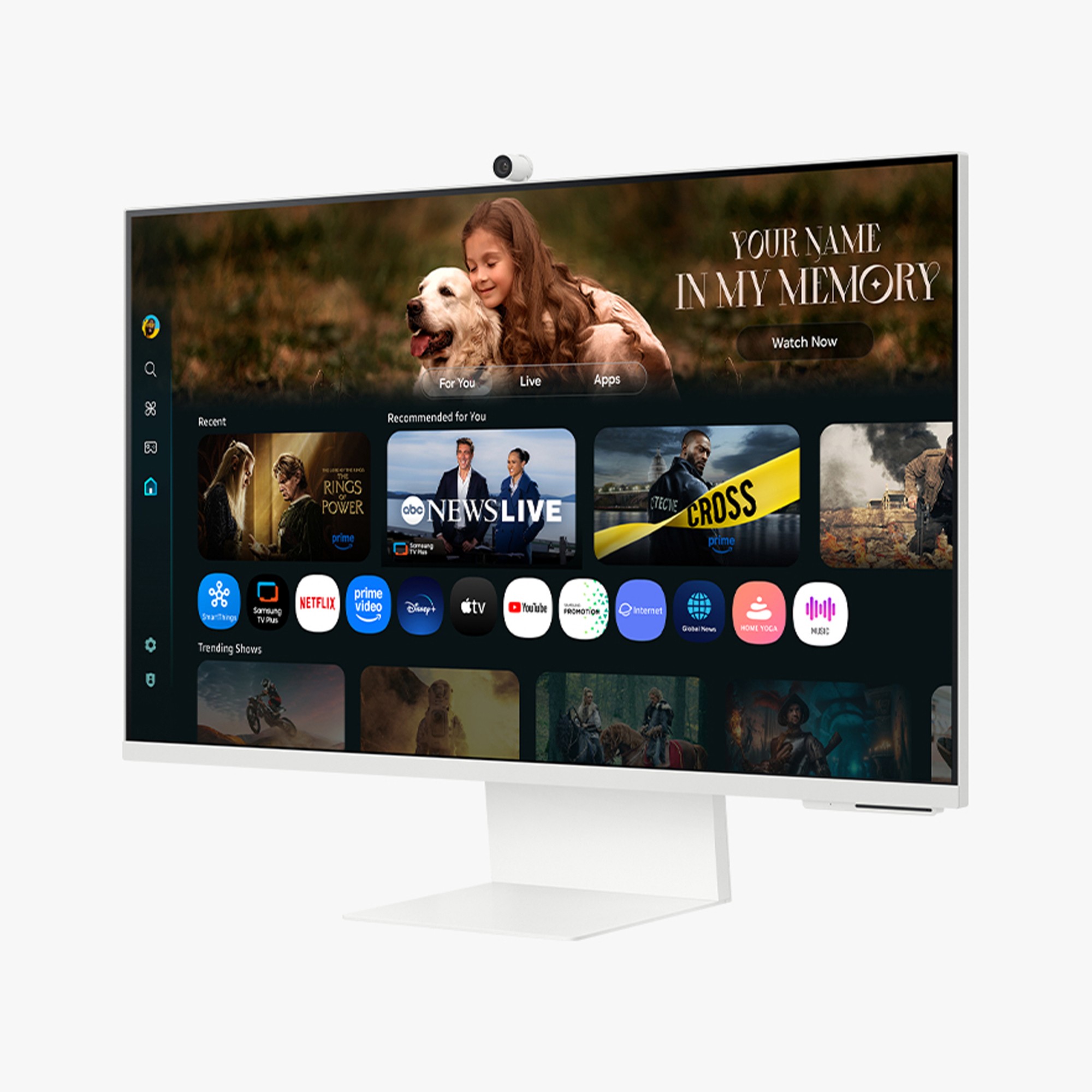 Monitor SAMSUNG LS32FM801UUXDU, 32", UHD VA, 60Hz, kamera-11