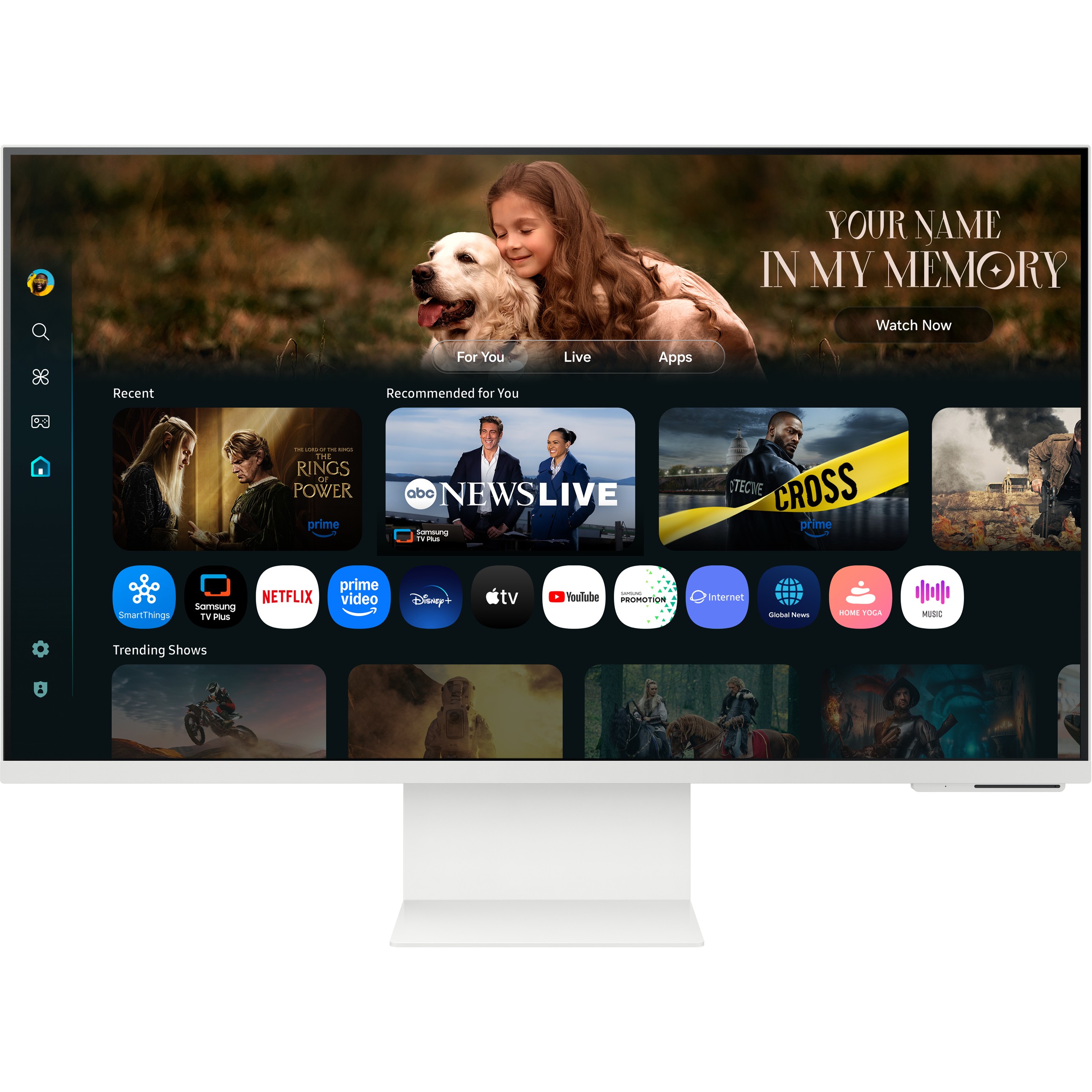 Monitor SAMSUNG LS32FM801UUXDU, 32", UHD VA, 60Hz, kamera-12