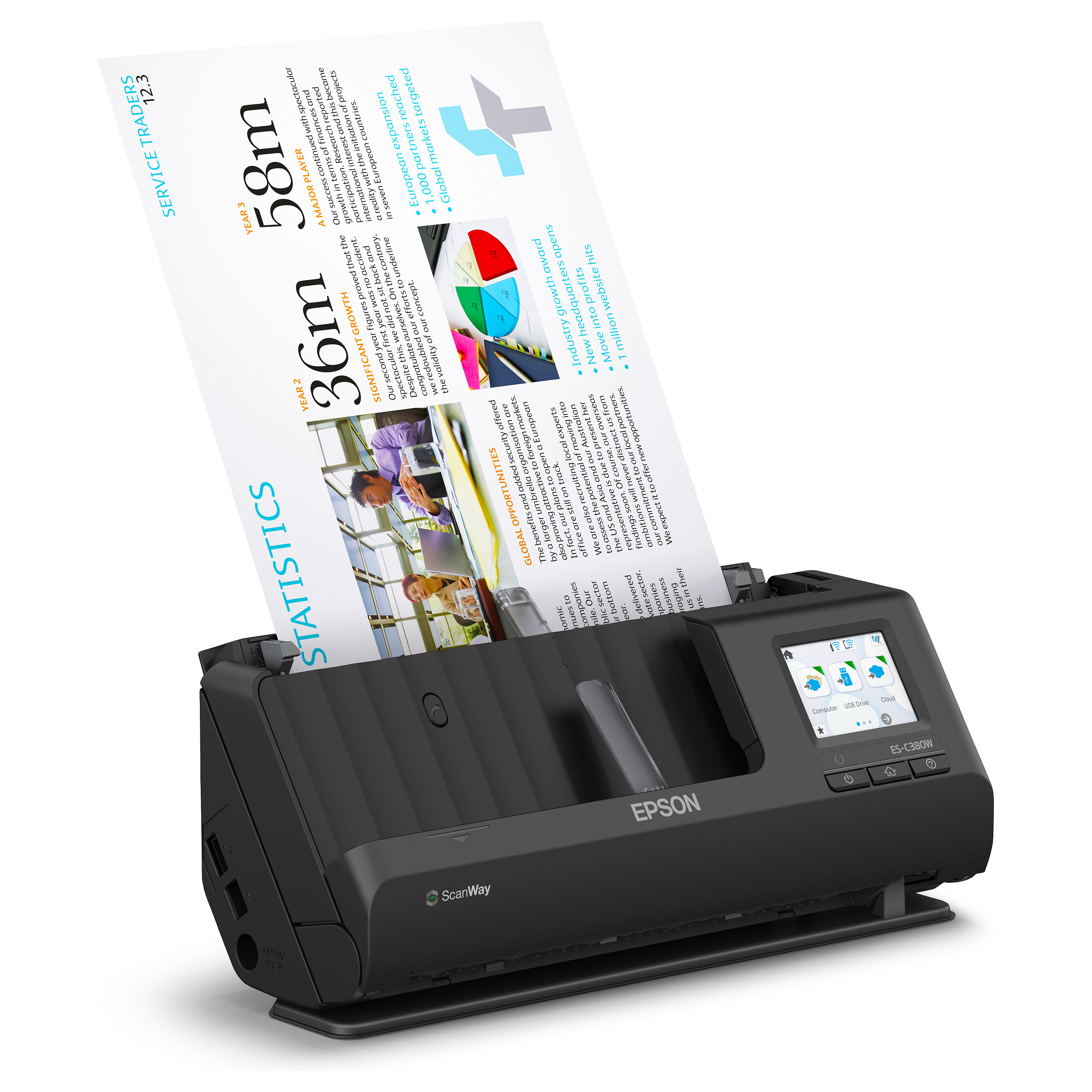 Skener EPSON WorkForce ES-C380W A4-4