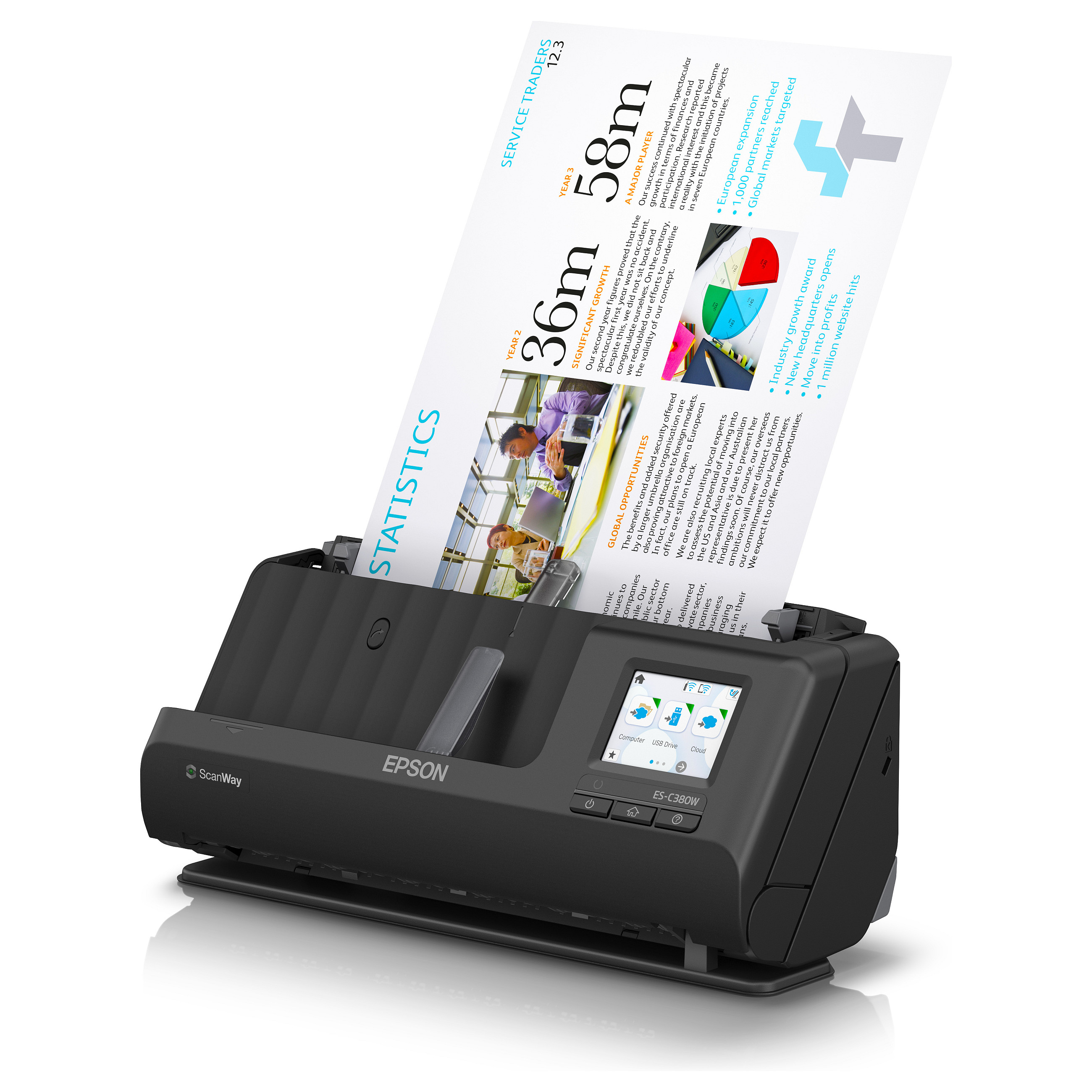 Skener EPSON WorkForce ES-C380W A4-6