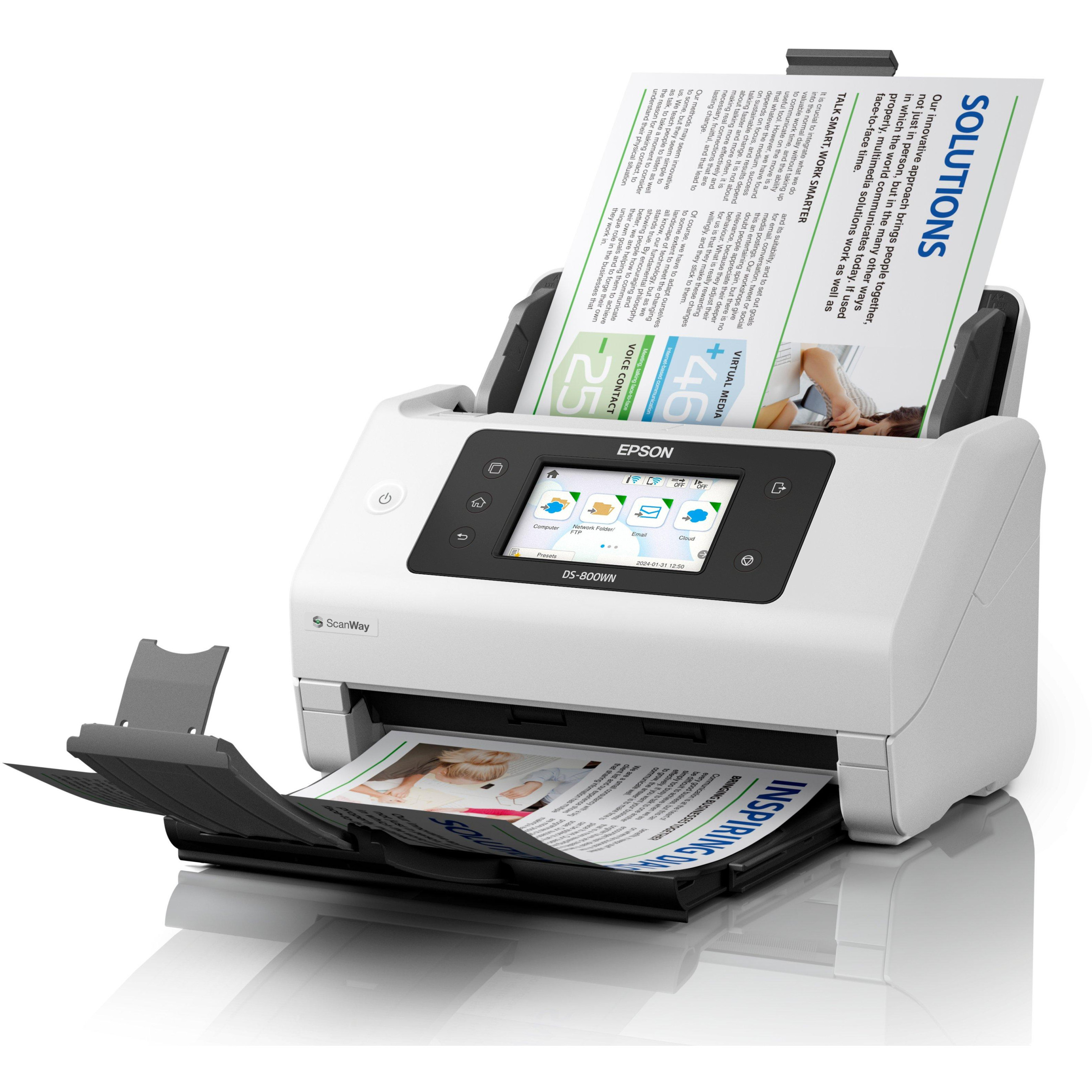 Skener EPSON A4 mrežni i Wi-Fi autonomni kompatibilan s Open Platform 50ppm/100ipm s hranilicom 100 listova-2