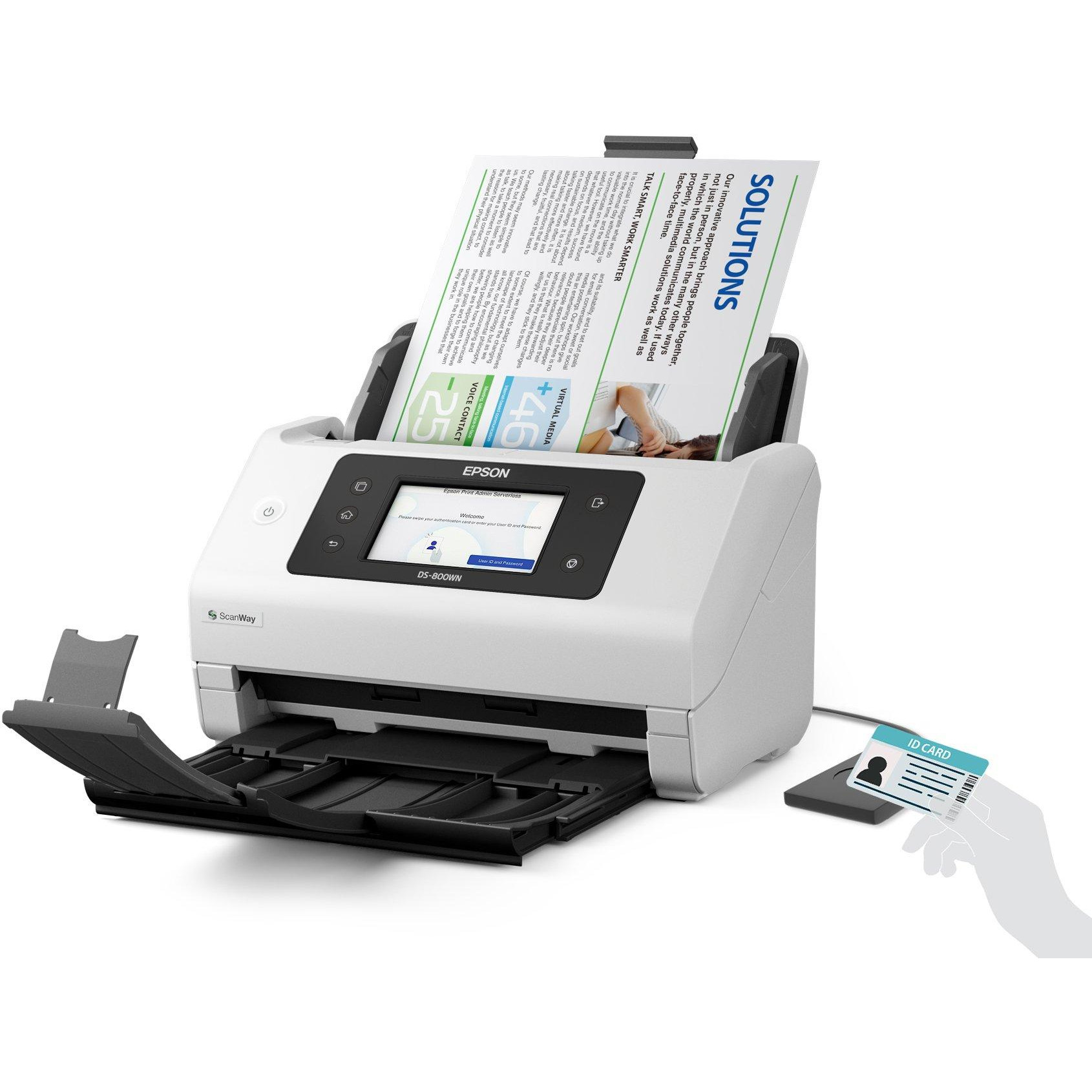 Skener EPSON A4 mrežni i Wi-Fi autonomni kompatibilan s Open Platform 50ppm/100ipm s hranilicom 100 listova-5
