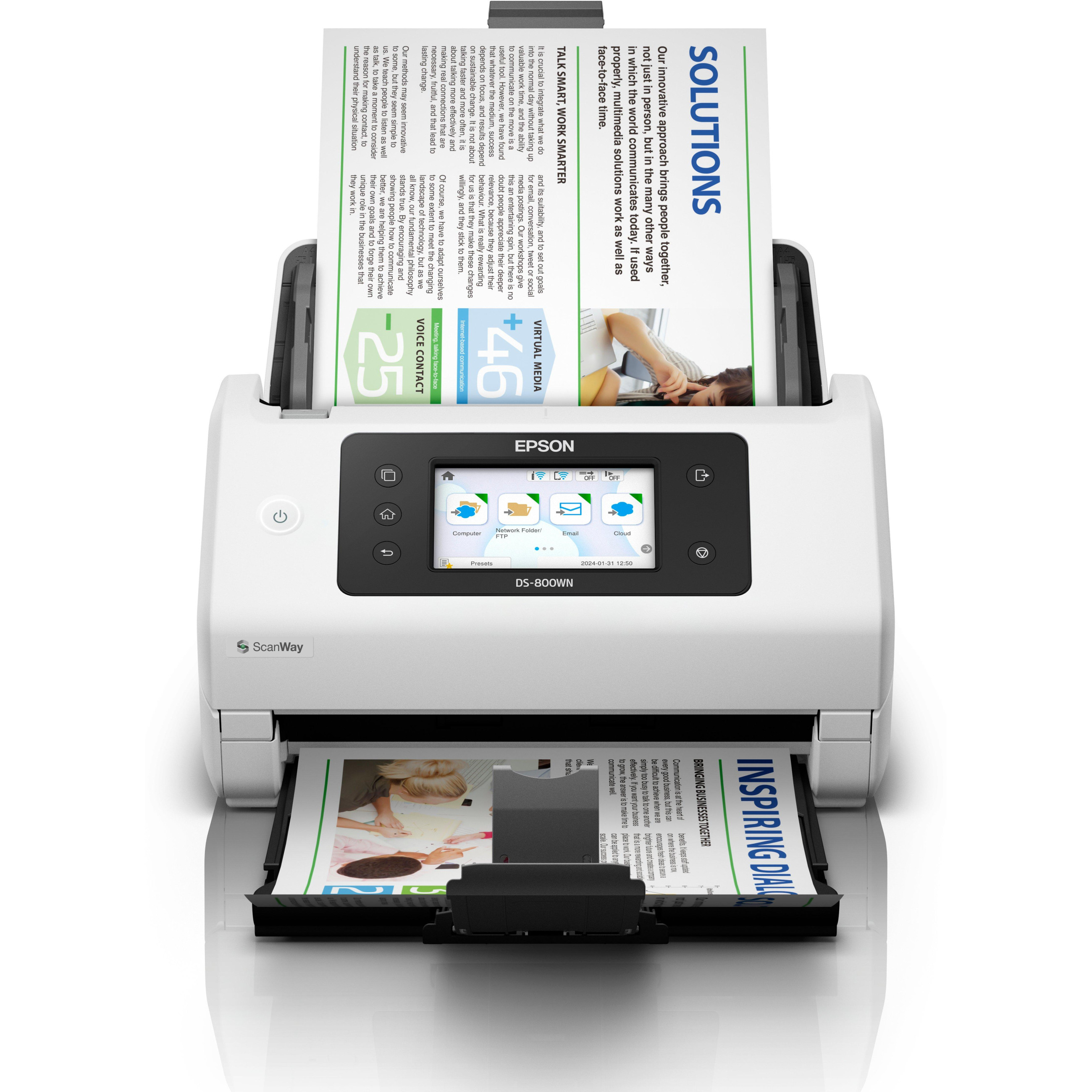 Skener EPSON A4 mrežni i Wi-Fi autonomni kompatibilan s Open Platform 50ppm/100ipm s hranilicom 100 listova-8