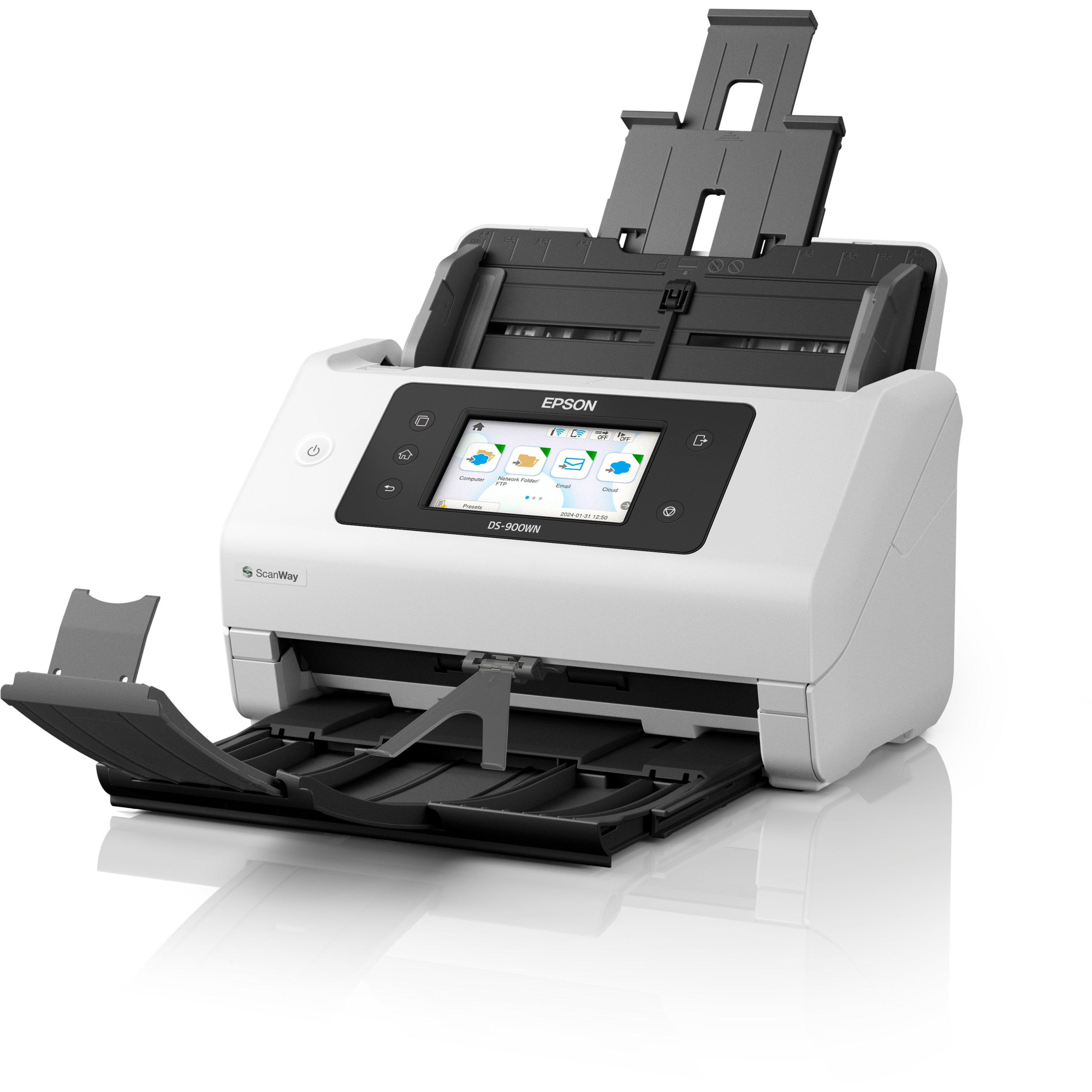 Skener EPSON WorkForce DS-900WN A4 70ppm/140ipm (mrežni, Wi-Fi, automatski feeder 100 listova)-2