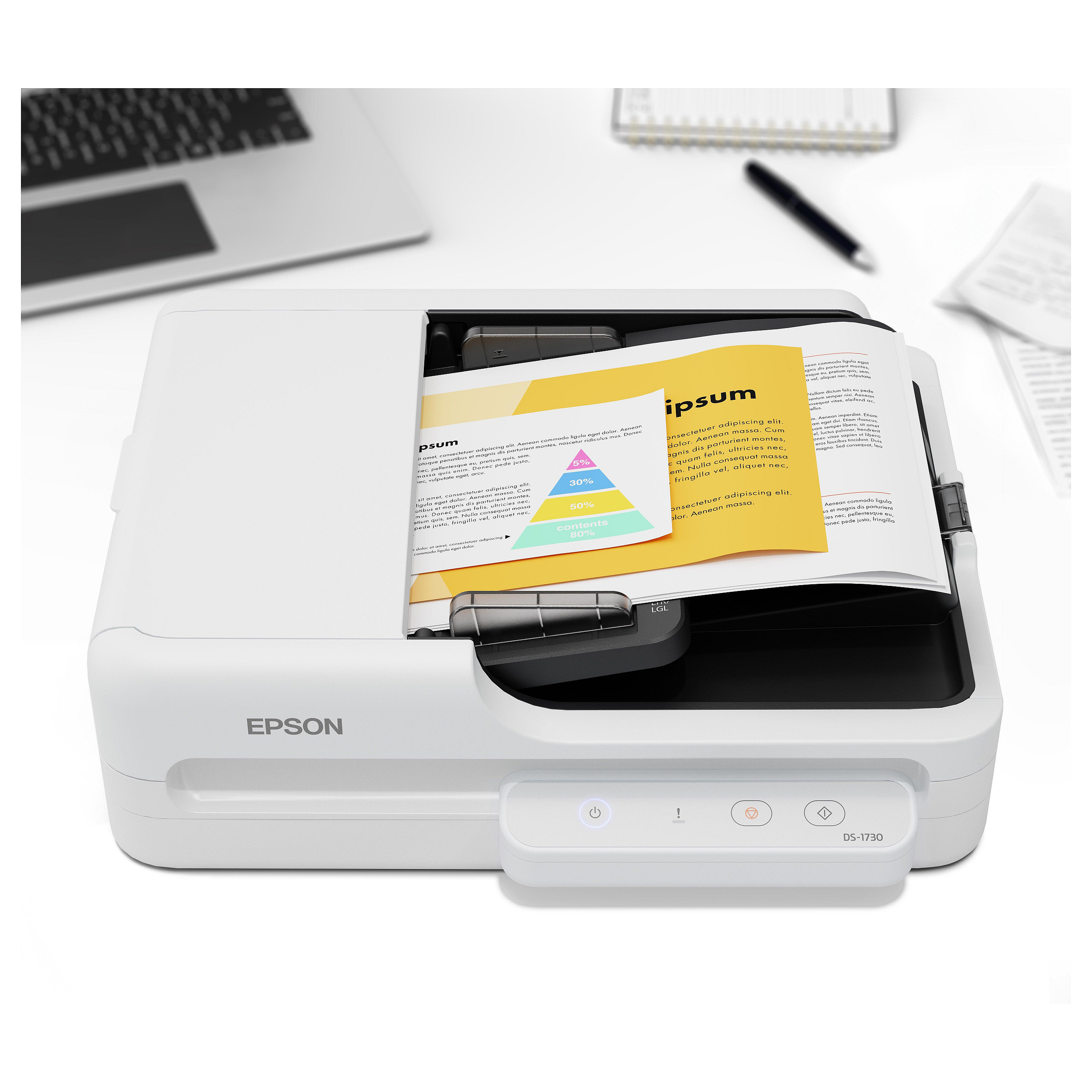 Skener EPSON WorkForce DS-1730 A4-Dokumentenscanner (ADF 60S)-10