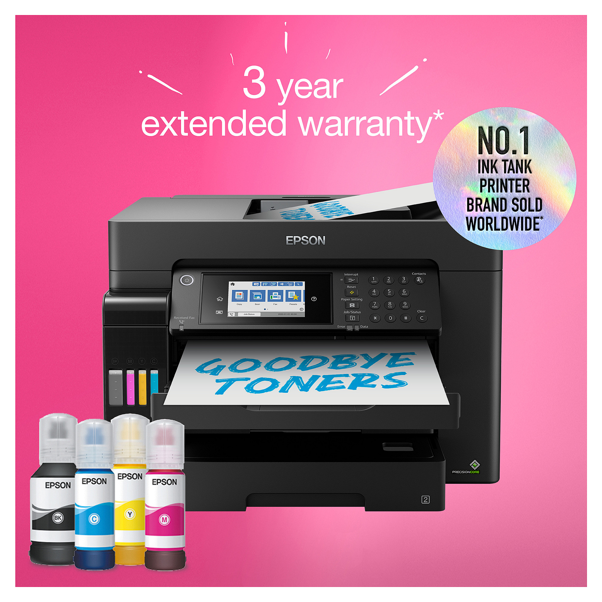Višenamjenski pisač EPSON EcoTank ET-16655 MFP A3 25ppm (boja, USB, LAN, Wi-Fi)-6