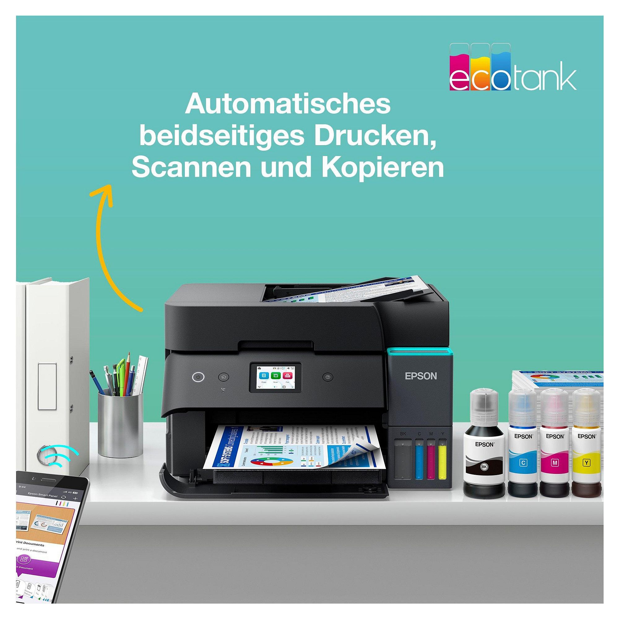 Multifunkcijski pisač EPSON EcoTank ET-4950 A4 Tintentank-MFP Touch-Display-4