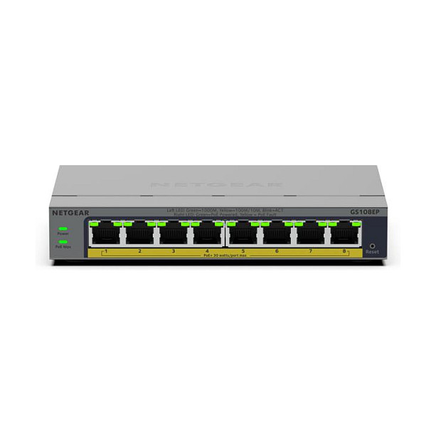 Switch NETGEAR GS108EP 8 x 10/100/1000 (PoE+)-2
