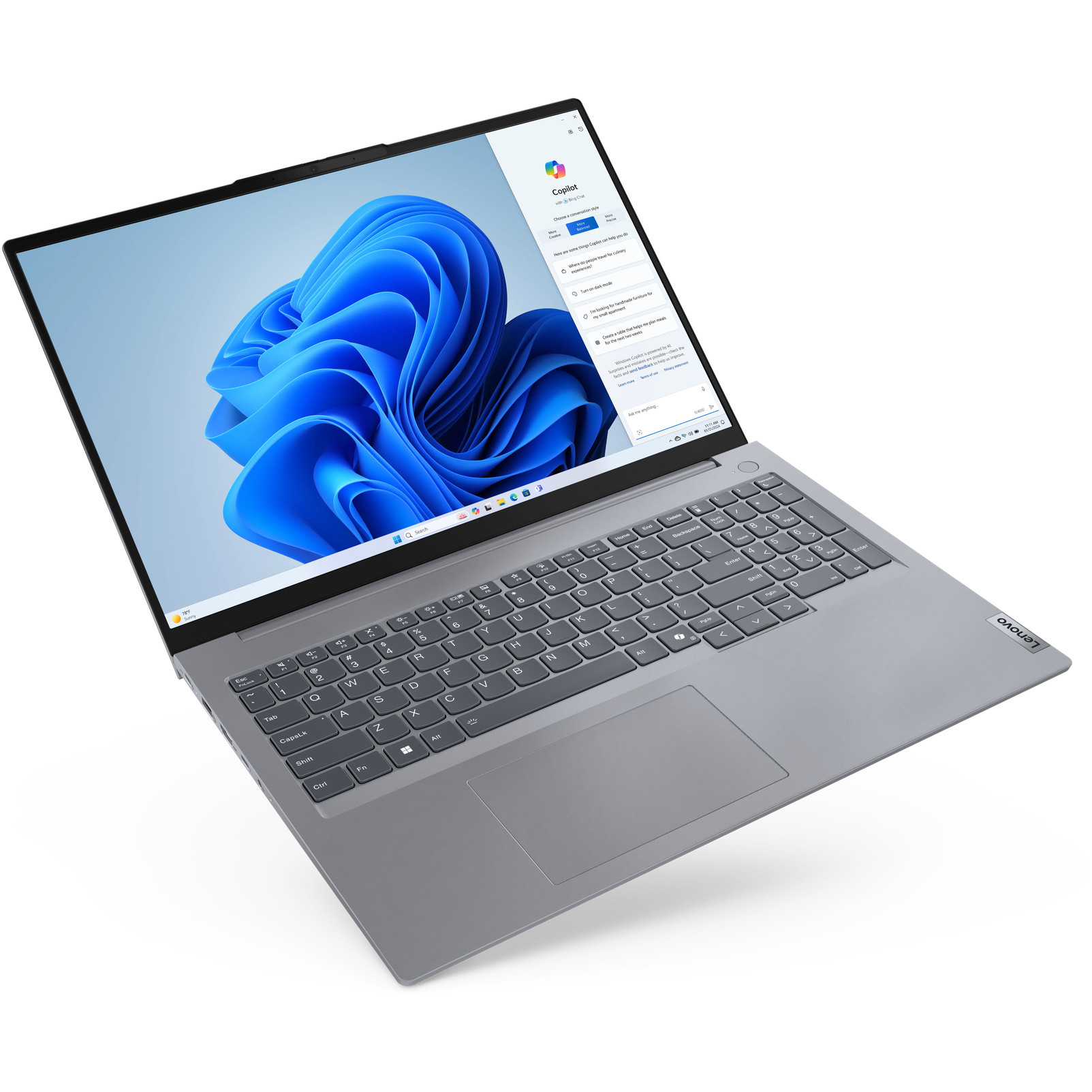 Laptop LENOVO ThinkBook 16 G7 ARP 16" Ryzen 5 (16" FHD, Ryzen 5, 8GB RAM, 512GB SSD, integrirana grafika, Windows 11, hrvatska tipkovnica, srebrna) – internacionalna non HR tipkovnica-17
