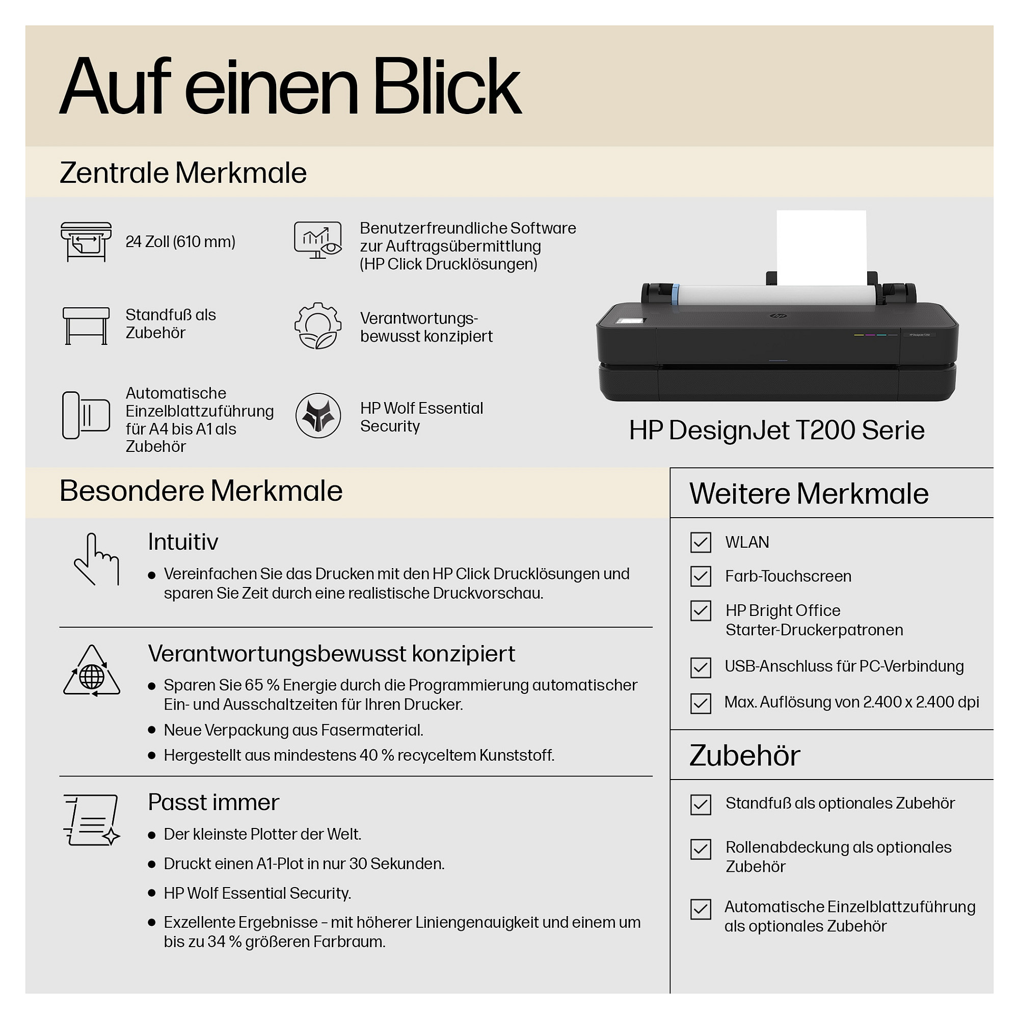 Printer HP DESIGNJET T250 60,96cm 24" - KORIŠTENI jamstvo 6 mjeseci-4