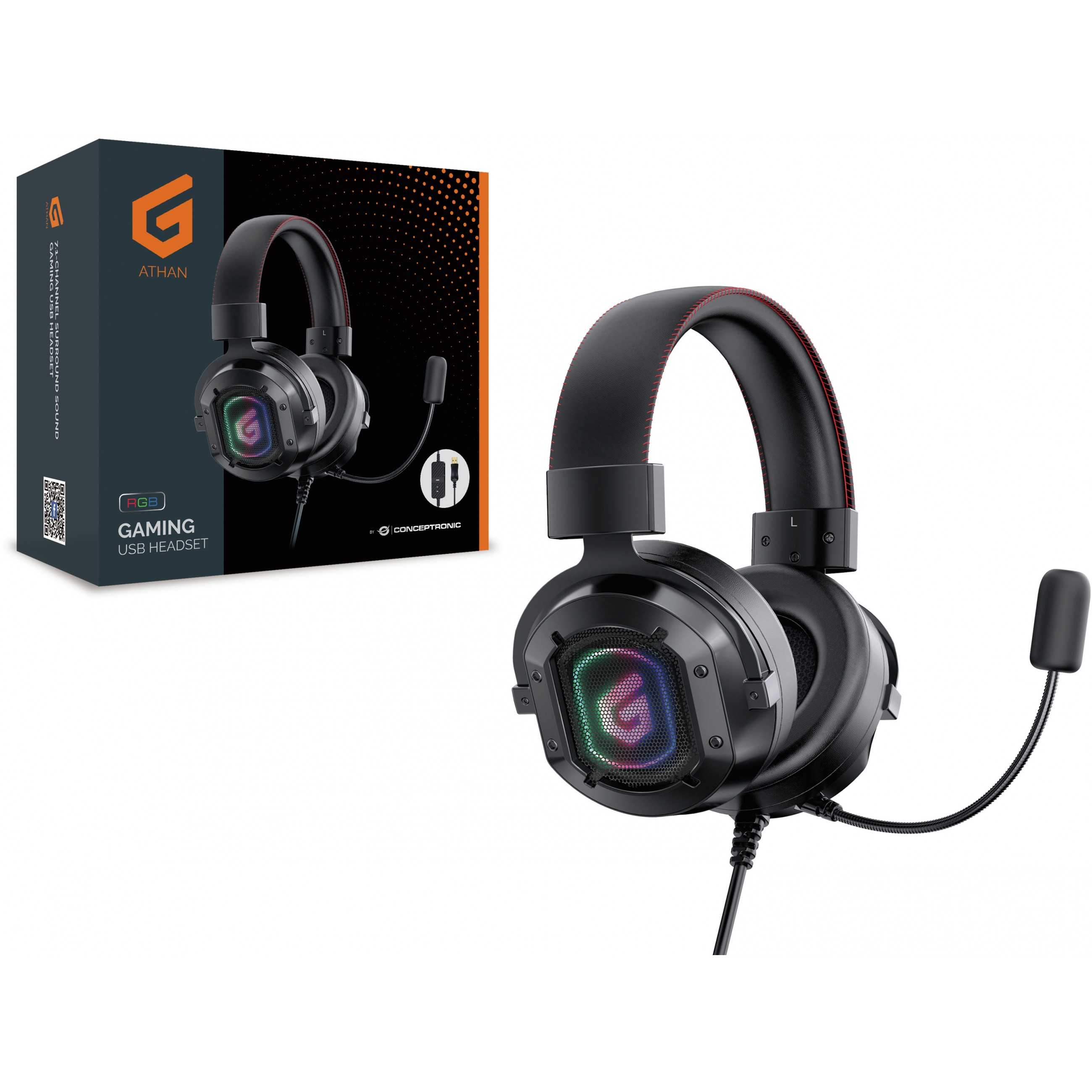 Slušalice CONCEPTRONIC Gaming Headset USB Mikro 7.1-2
