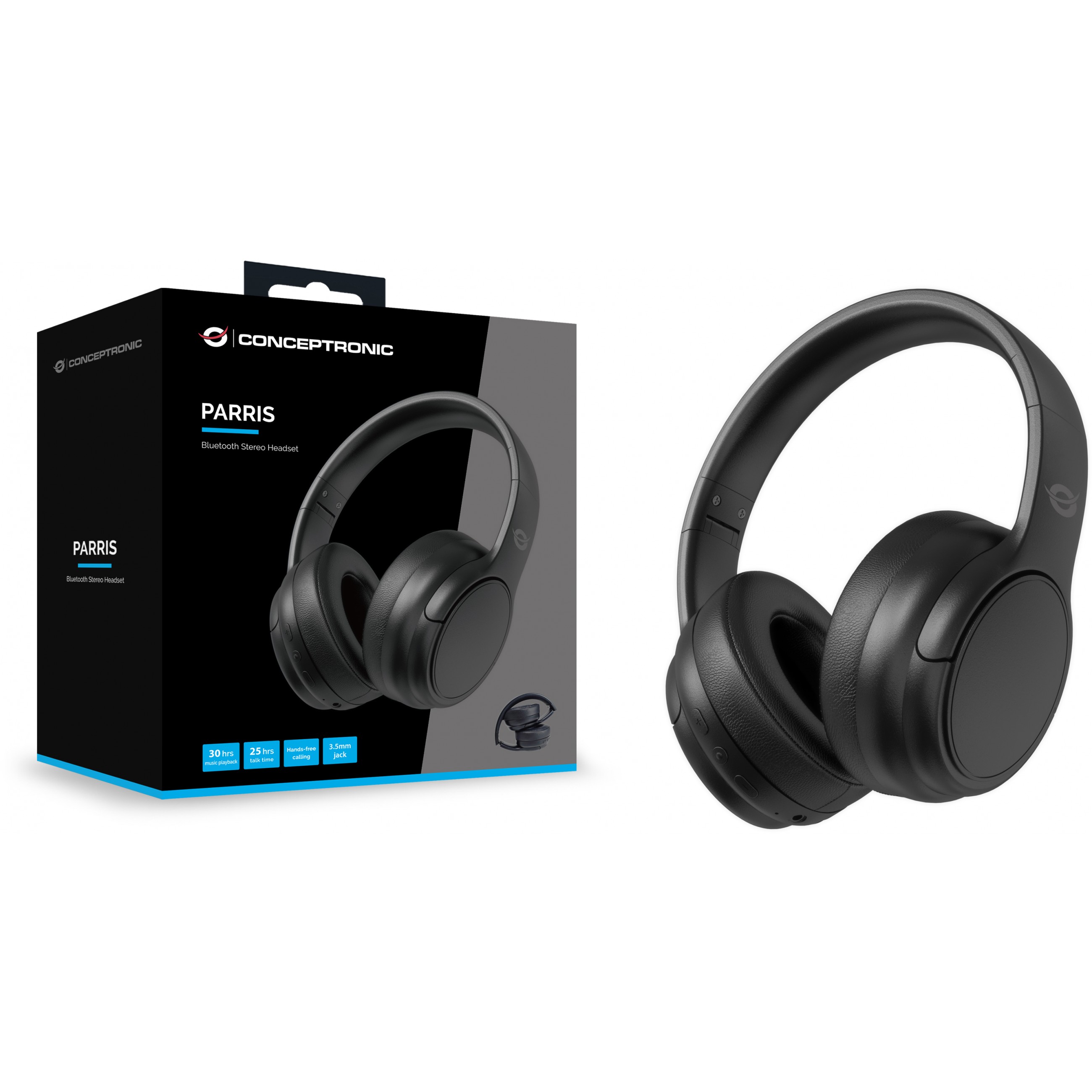 Slušalice CONCEPTRONIC Headset bežični BT 5.4 Stereo o.Bügel 25Std sw-2
