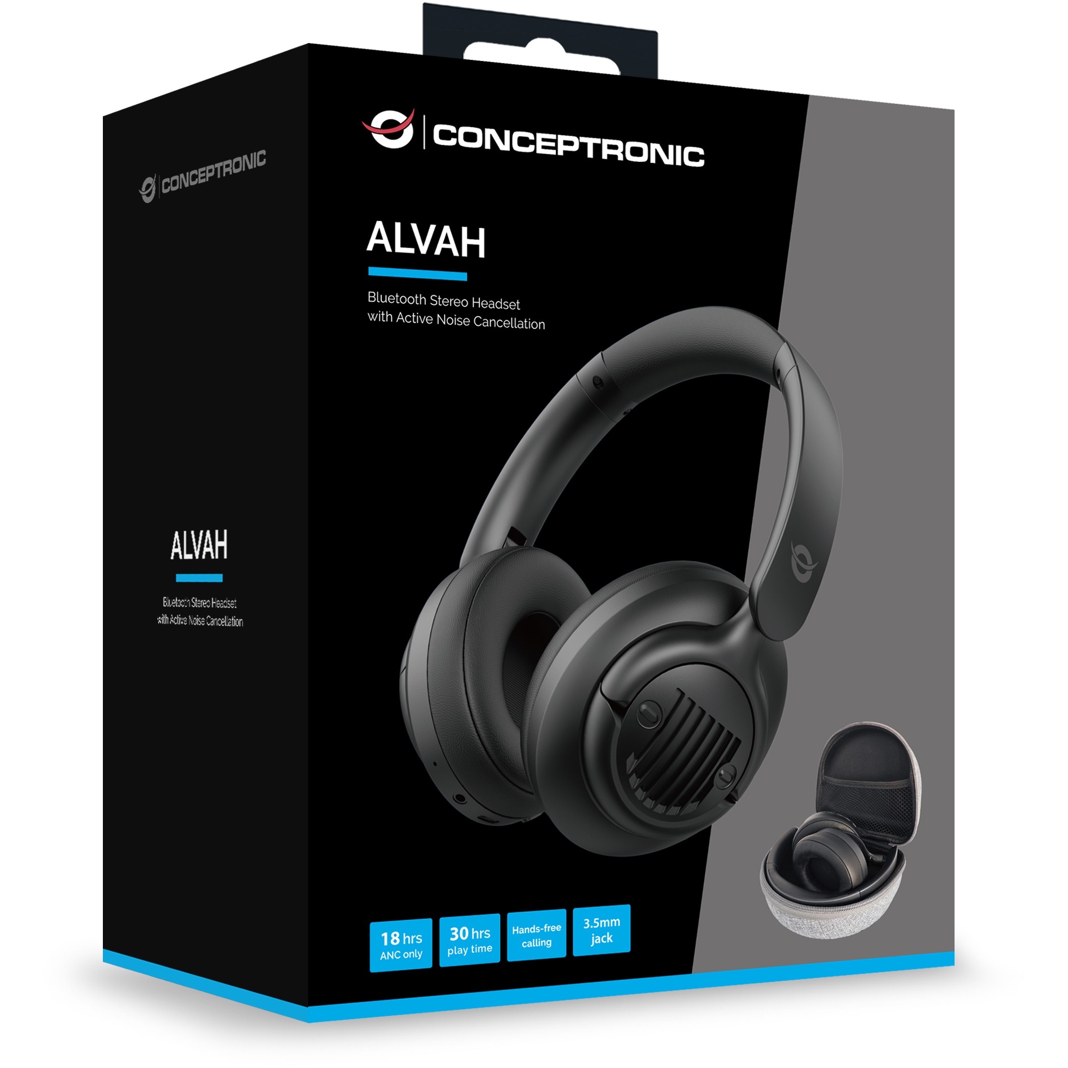Slušalice CONCEPTRONIC Headset bežični BT 5.4 Stereo o.Bügel 25Std sw-4