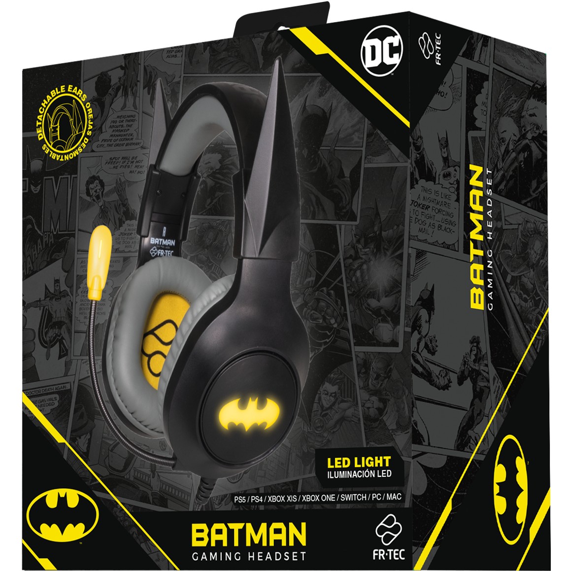 Slušalice BLADE Gaming Headset DC Batman inkl LED Licht-1