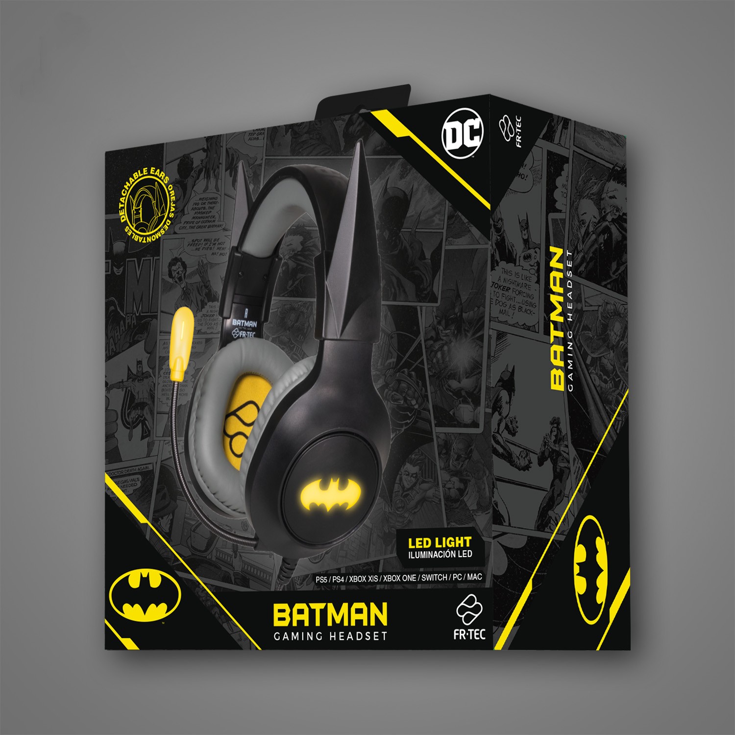 Slušalice BLADE Gaming Headset DC Batman inkl LED Licht-3