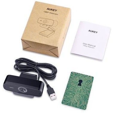 Web kamera Aukey PC-W3 Stream Series Full HD s 1/2,9"-CMOS senzorom crna boja-1