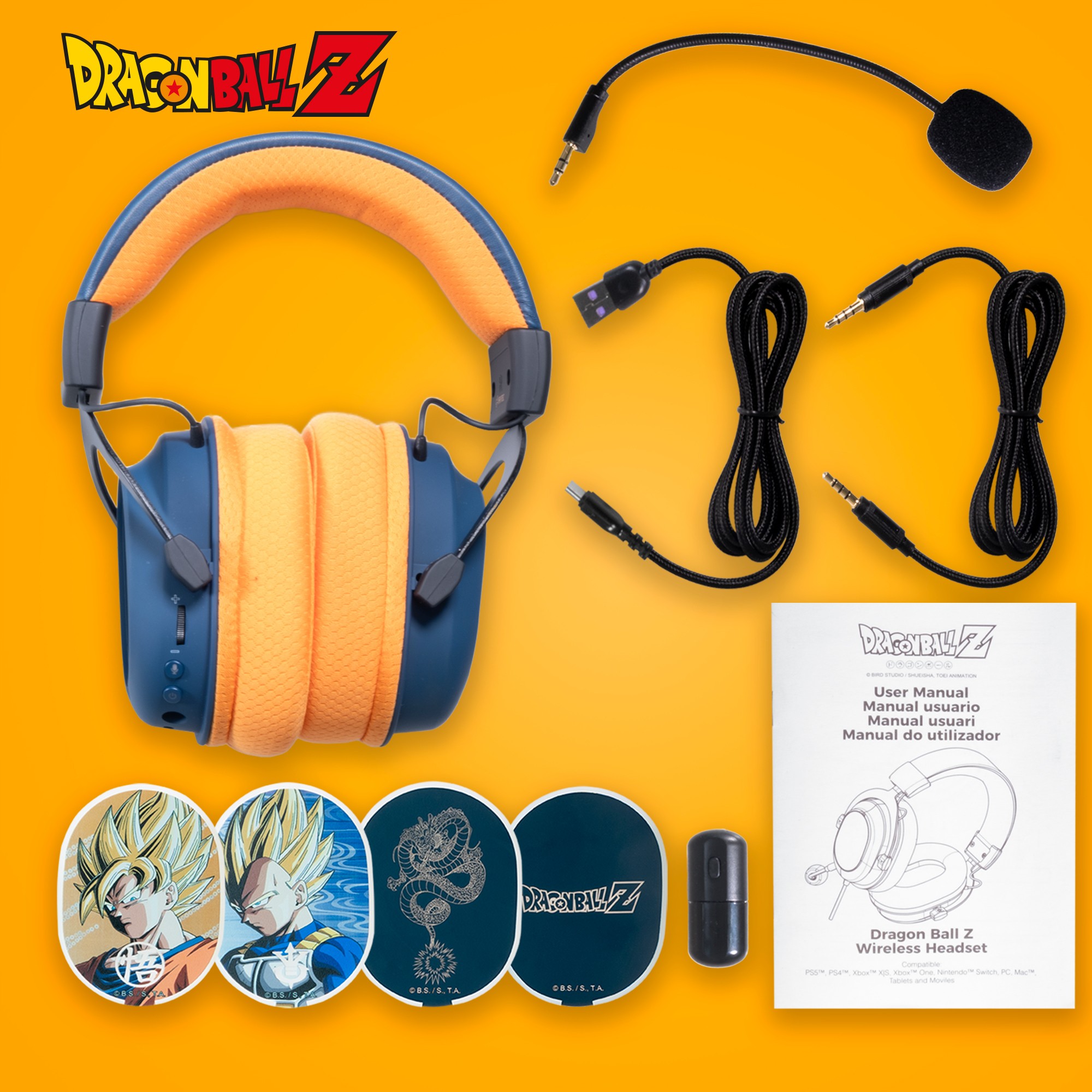 Slušalice BLADE Gaming Headset Dragon Ball Z bežični-6