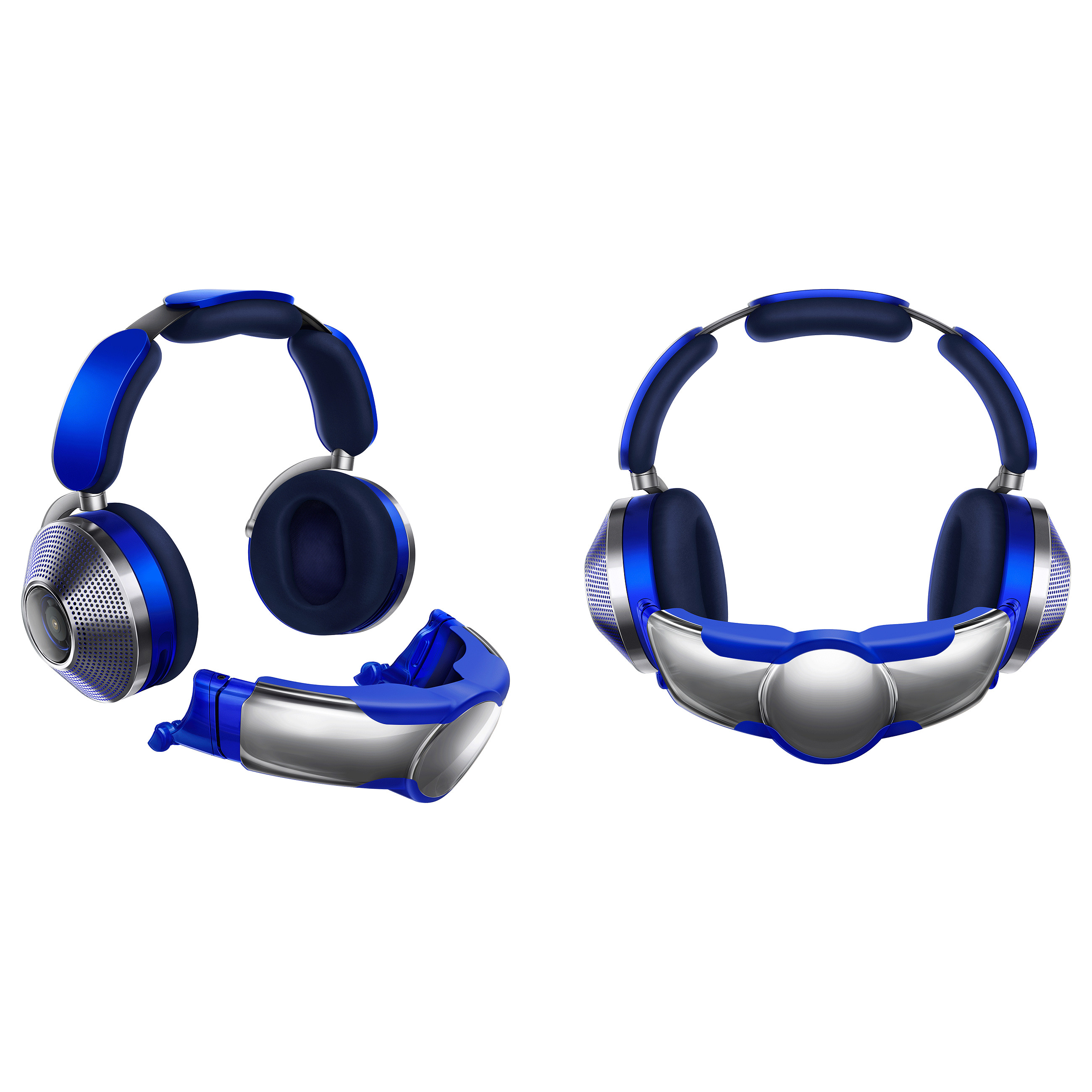 Slušalice DYSON Zone Over-Ear plave (ANC, bežične, zračni filtracijski sustav)-6
