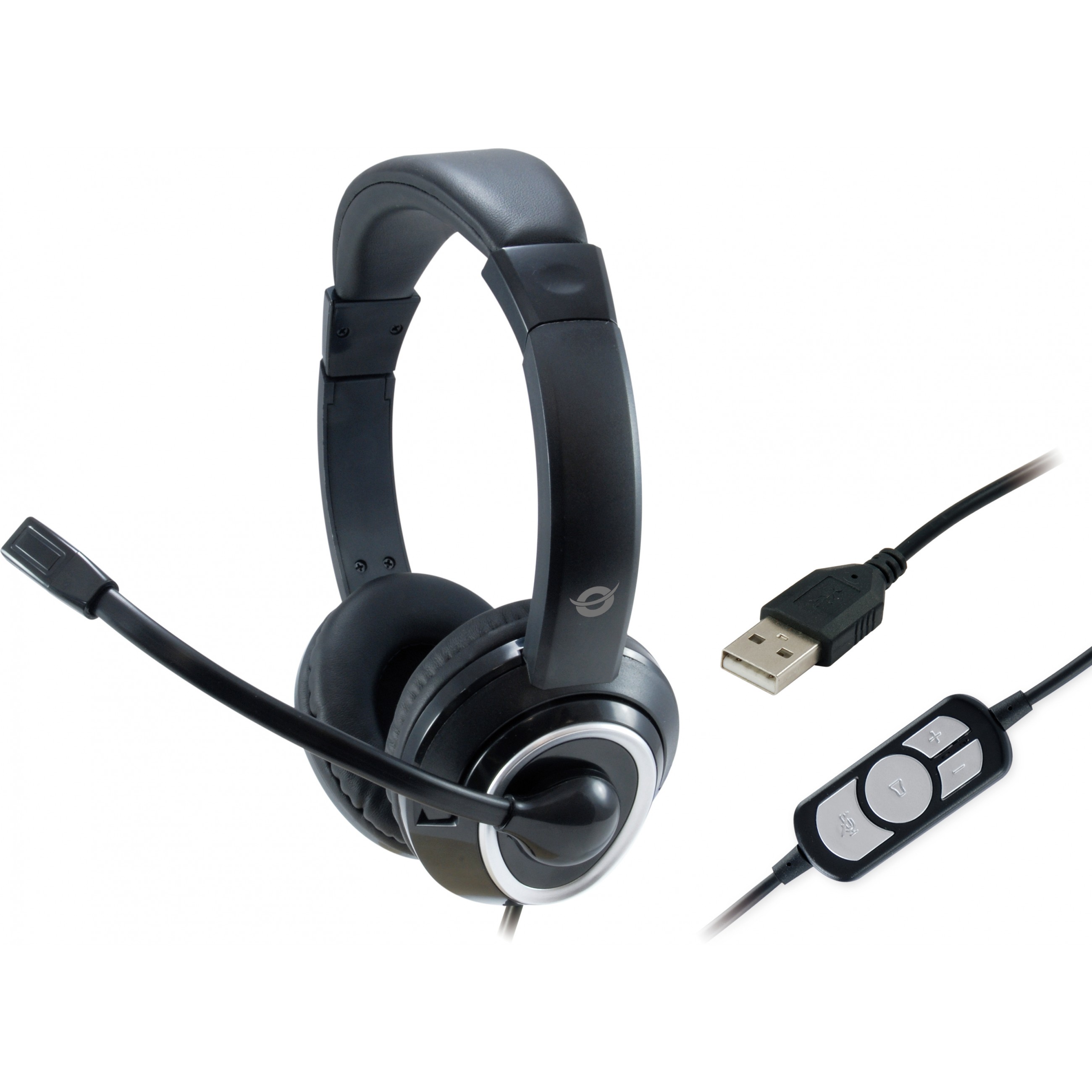 Slušalice CONCEPTRONIC Headset USB Mikro,int.Bed.Stereo 2.0m sw-1