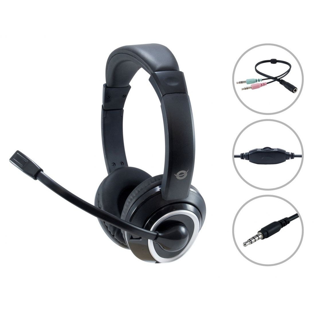 Slušalice CONCEPTRONIC Headset Klinke Mikro,int.Bed.Stereo 2.0m sw-0