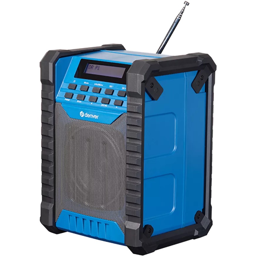Radio DENVER WRD-60 DAB+/FM Baustellen-Radio BT Akku-1