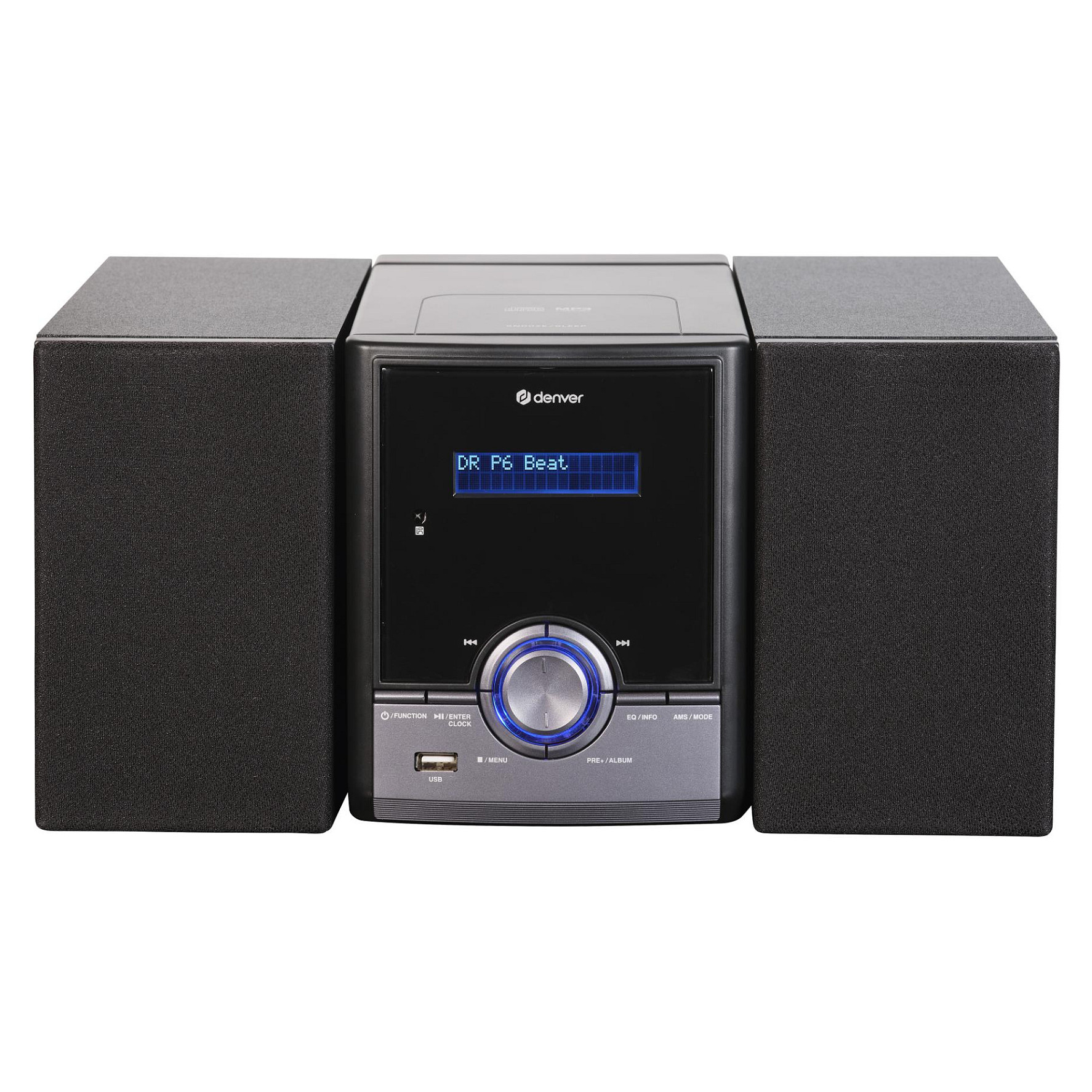 Mini linija DENVER MDA-285 (DAB+, FM, Bluetooth, CD, USB, AUX, 2 x 5 W RMS, crna)