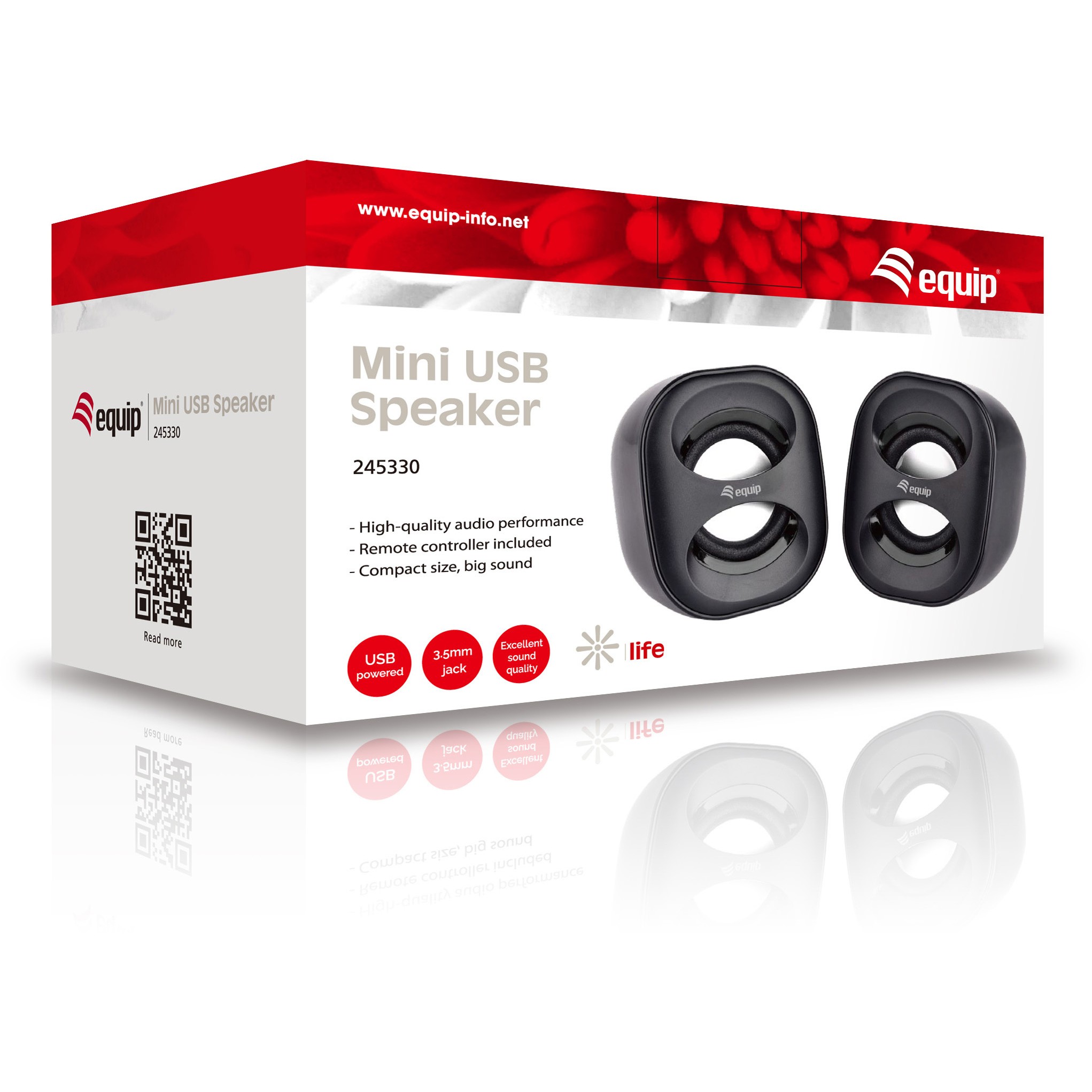 Zvučnik EQUIP Mini za Notebook/PC USB Powered sw/sw-5