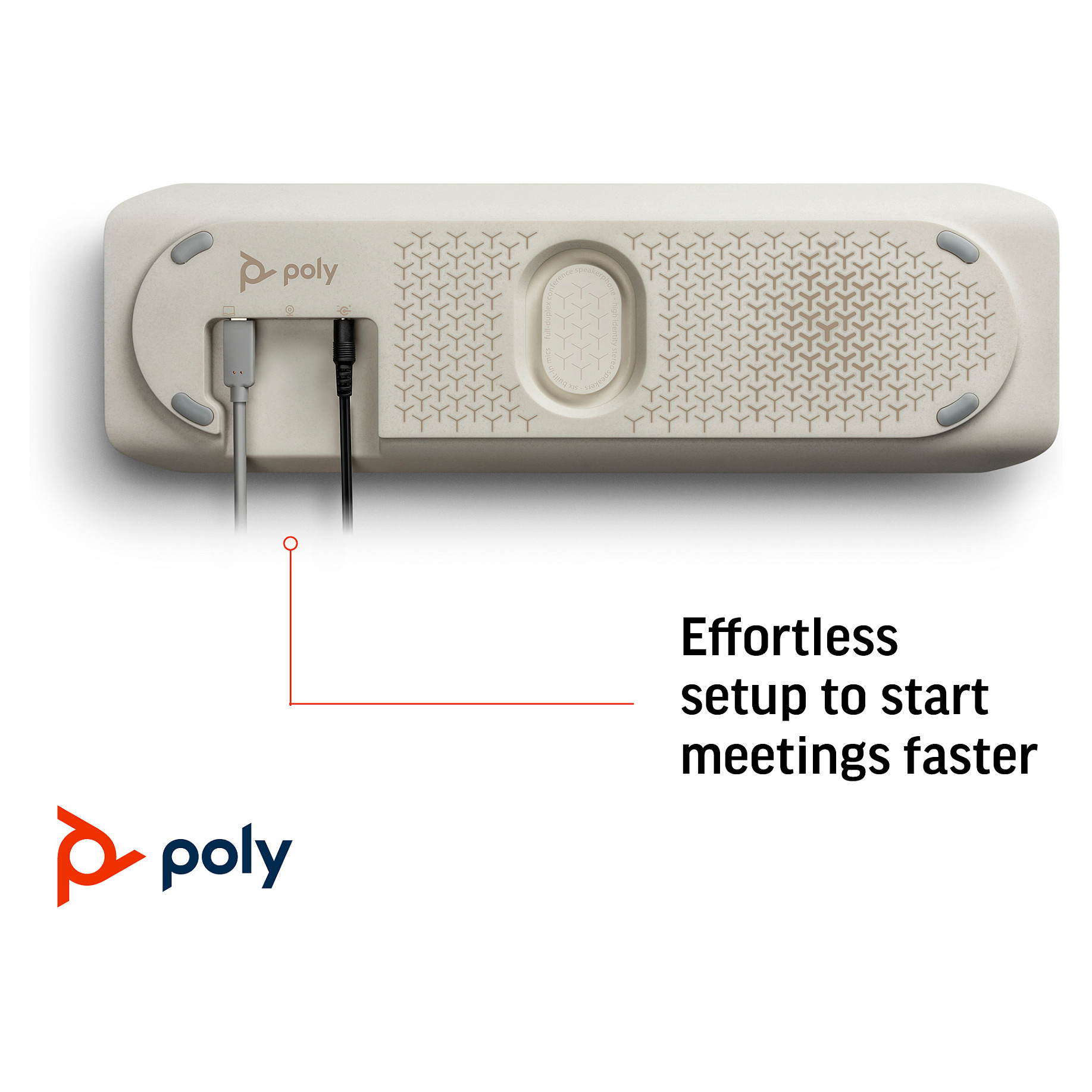 Zvučnik HP Poly Sync 60 Konferenz Lautsprecher (BT, USB-A & USB-C)-4