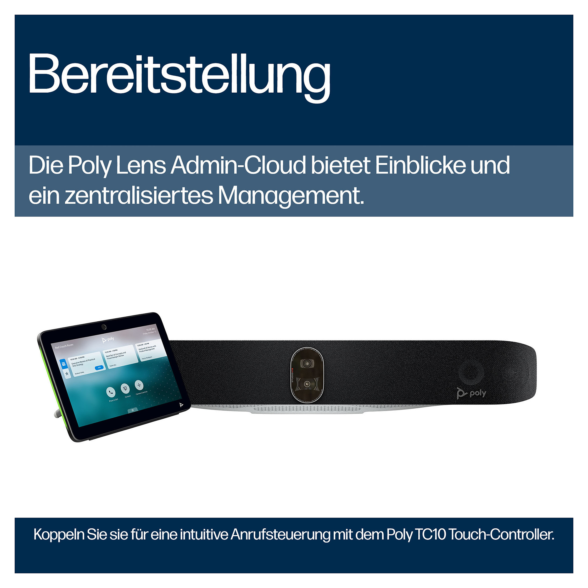 Video konferencijski sustav HP POLY STUDIO X72 All-in-one 4K-14